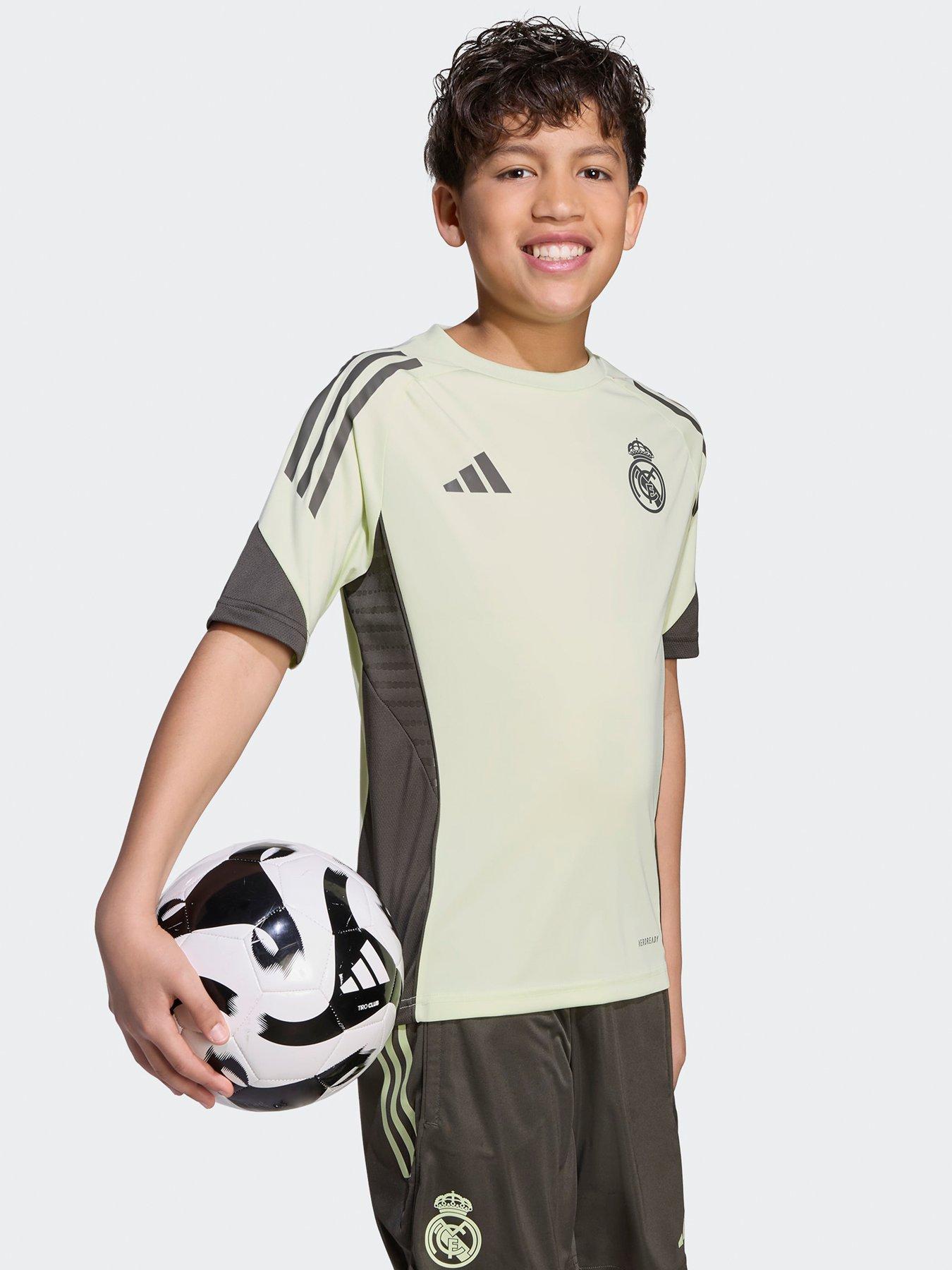 Image 5 of 5 of adidas Junior Real Madrid Training Jersey - Lime