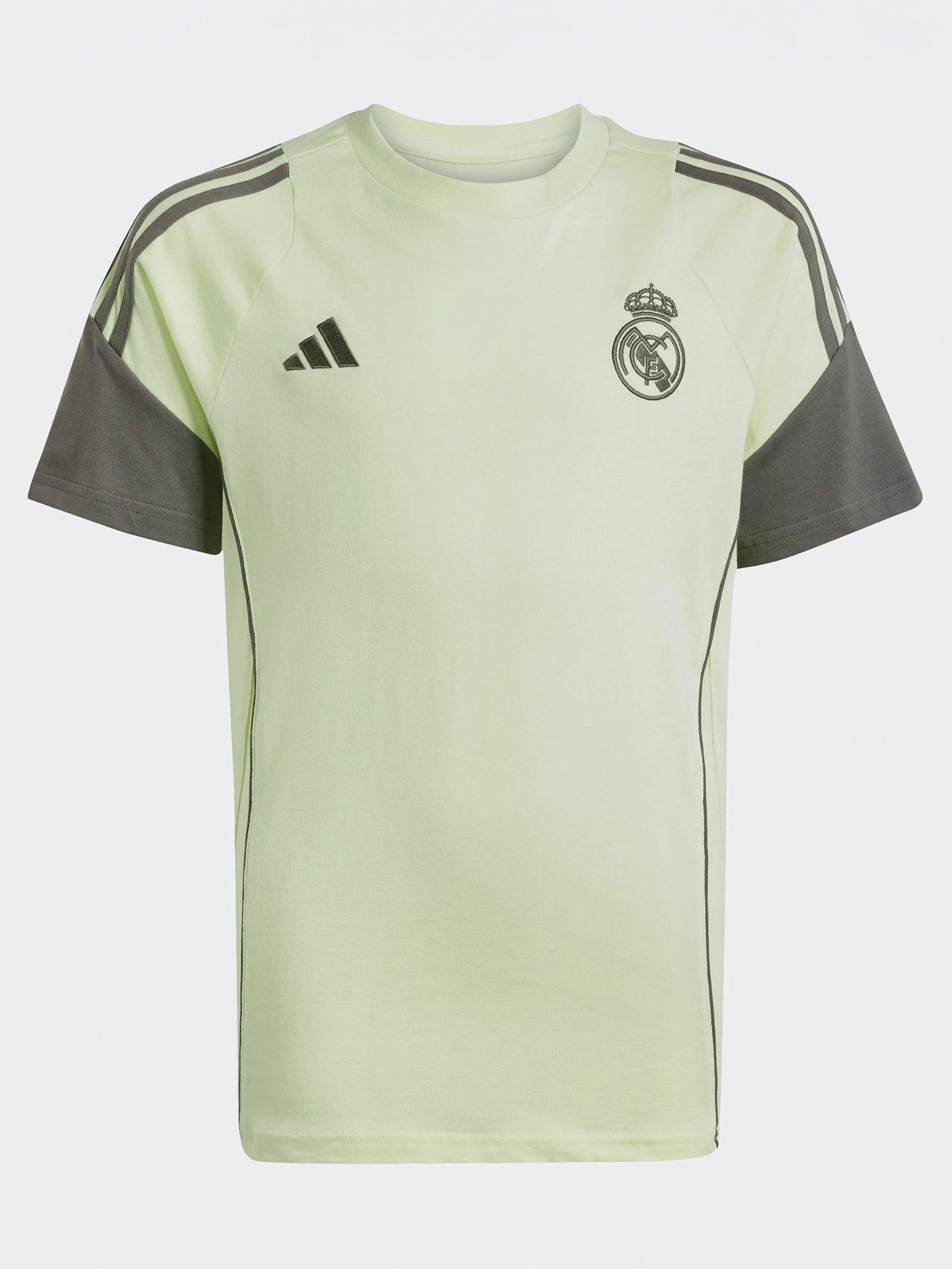 adidas Junior Real Madrid Training Tee - Grey