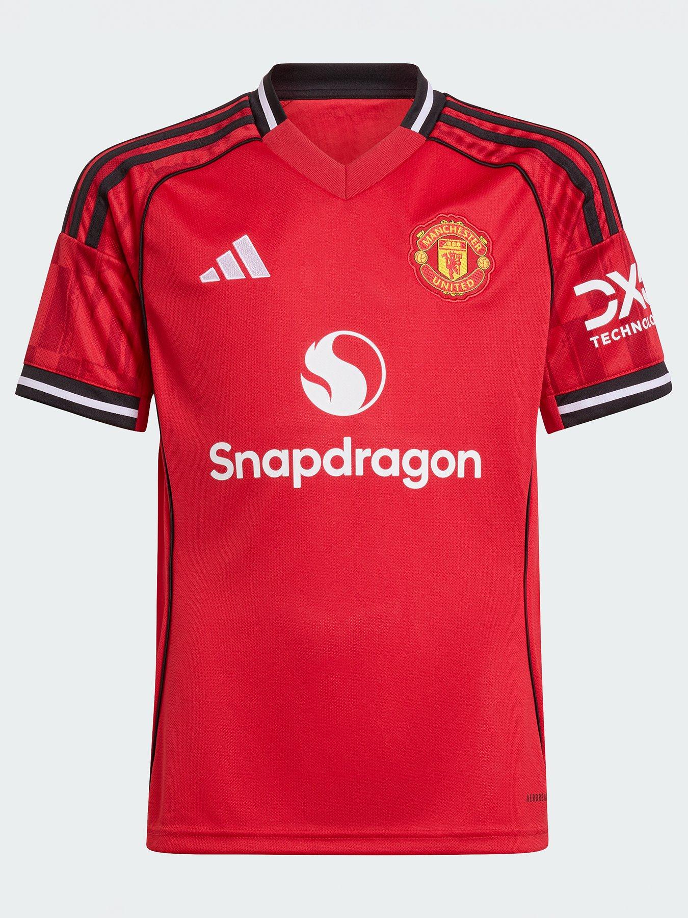 undefined Manchester United Junior 25/26 Home Stadium Replica Shirt - Red