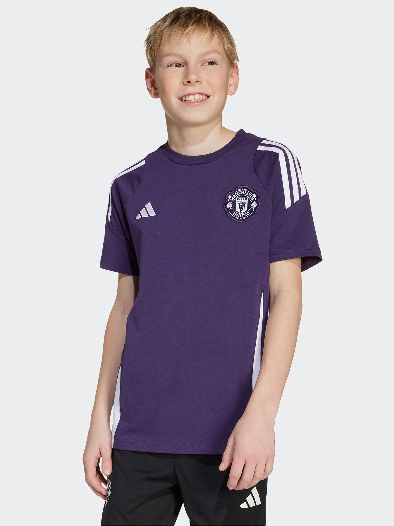 undefined Junior Manchester United Training Tee - Purple