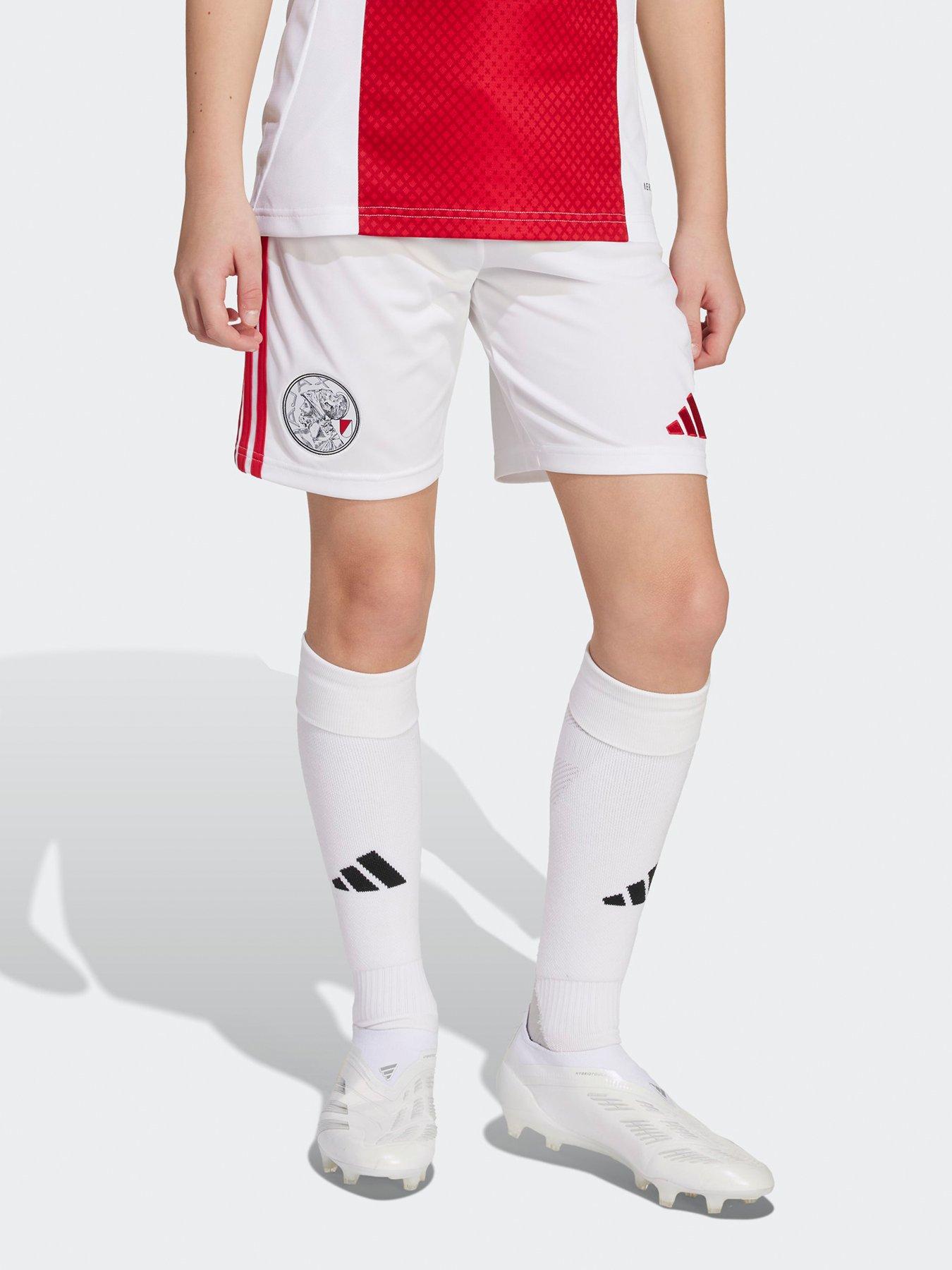 adidas Ajax Junior 25/26 Home Stadium Shorts - White
