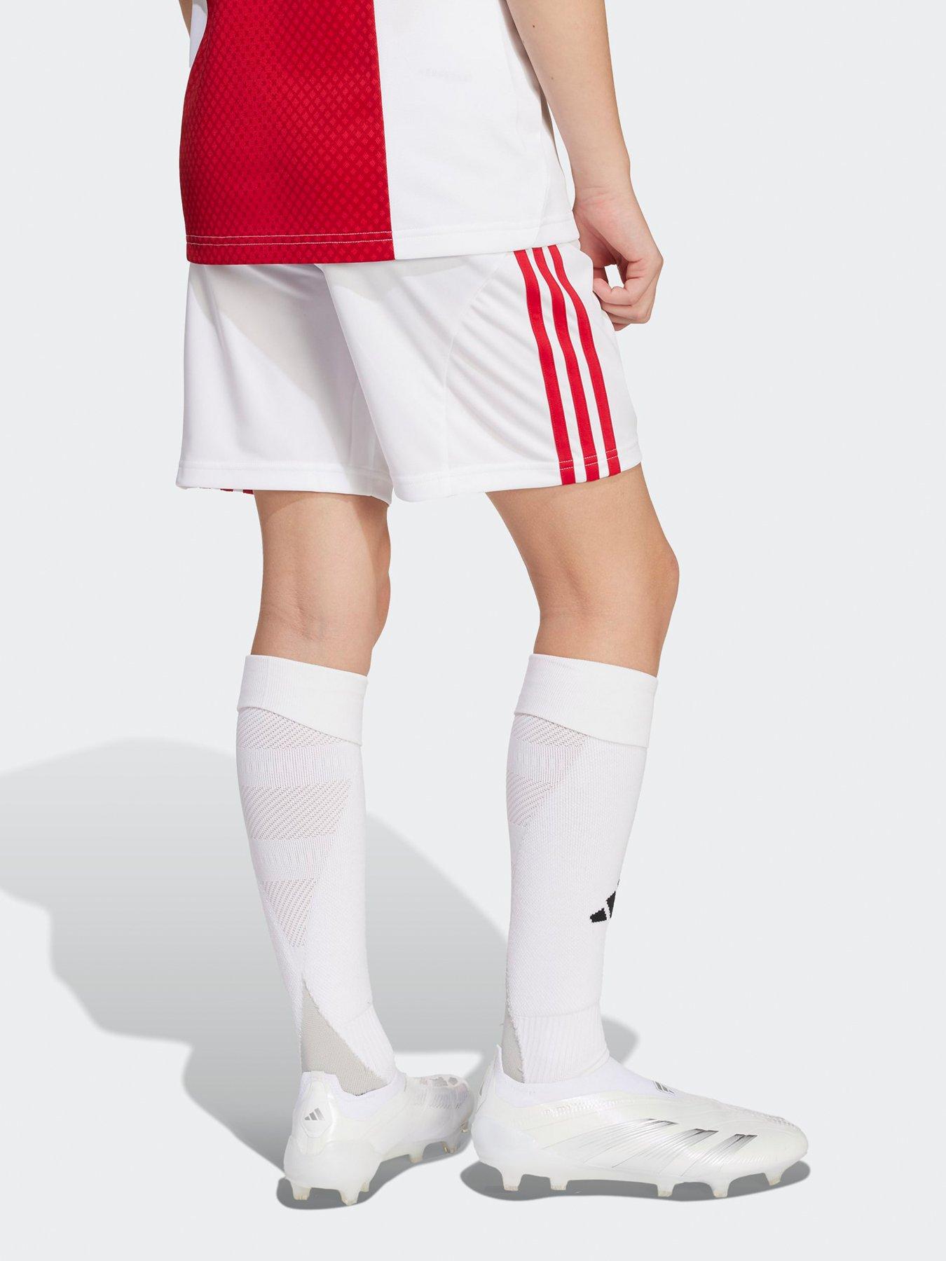 Image 2 of 4 of adidas Ajax Junior 25/26 Home Stadium Shorts - White