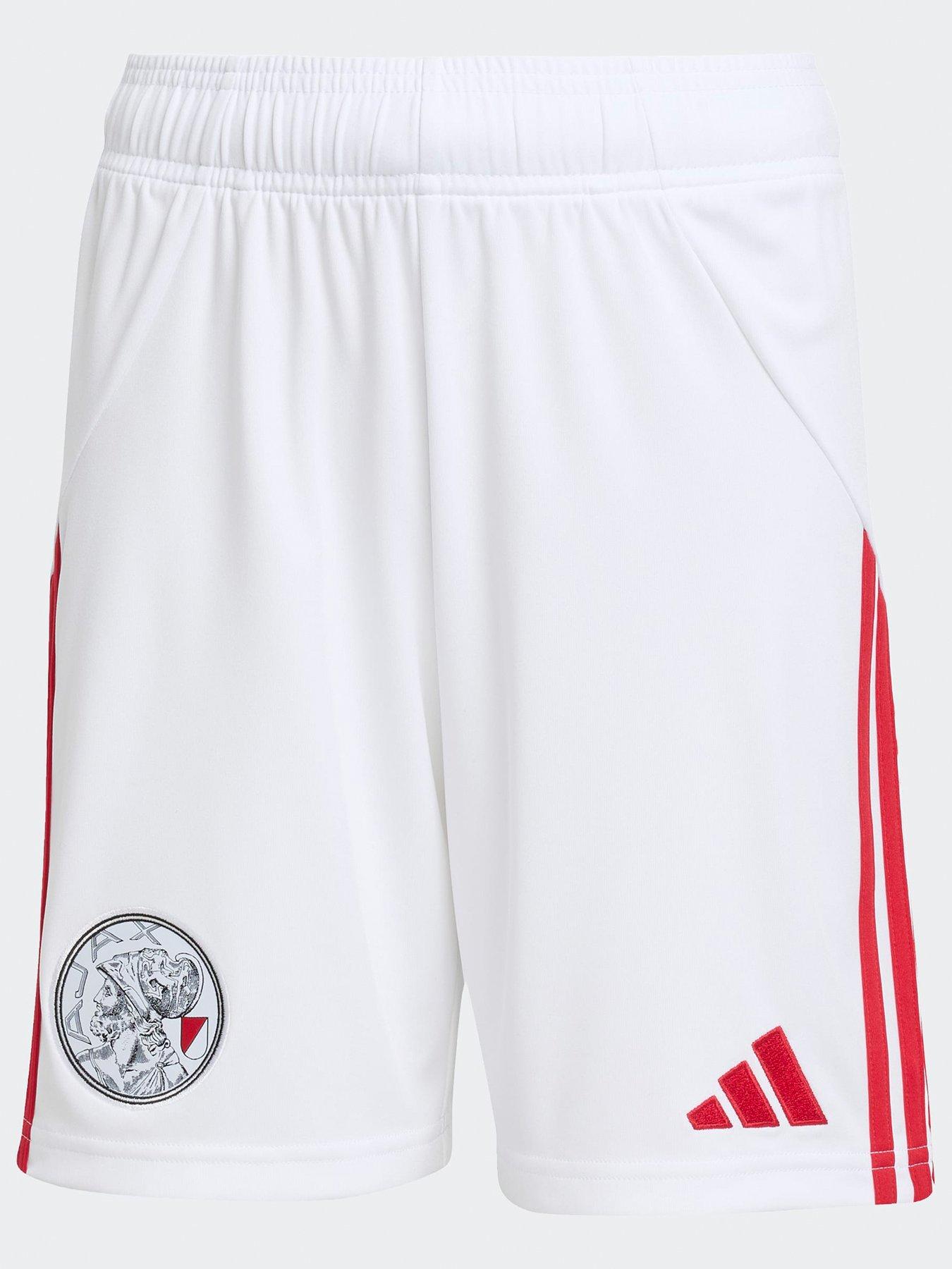 Image 4 of 4 of adidas Ajax Junior 25/26 Home Stadium Shorts - White