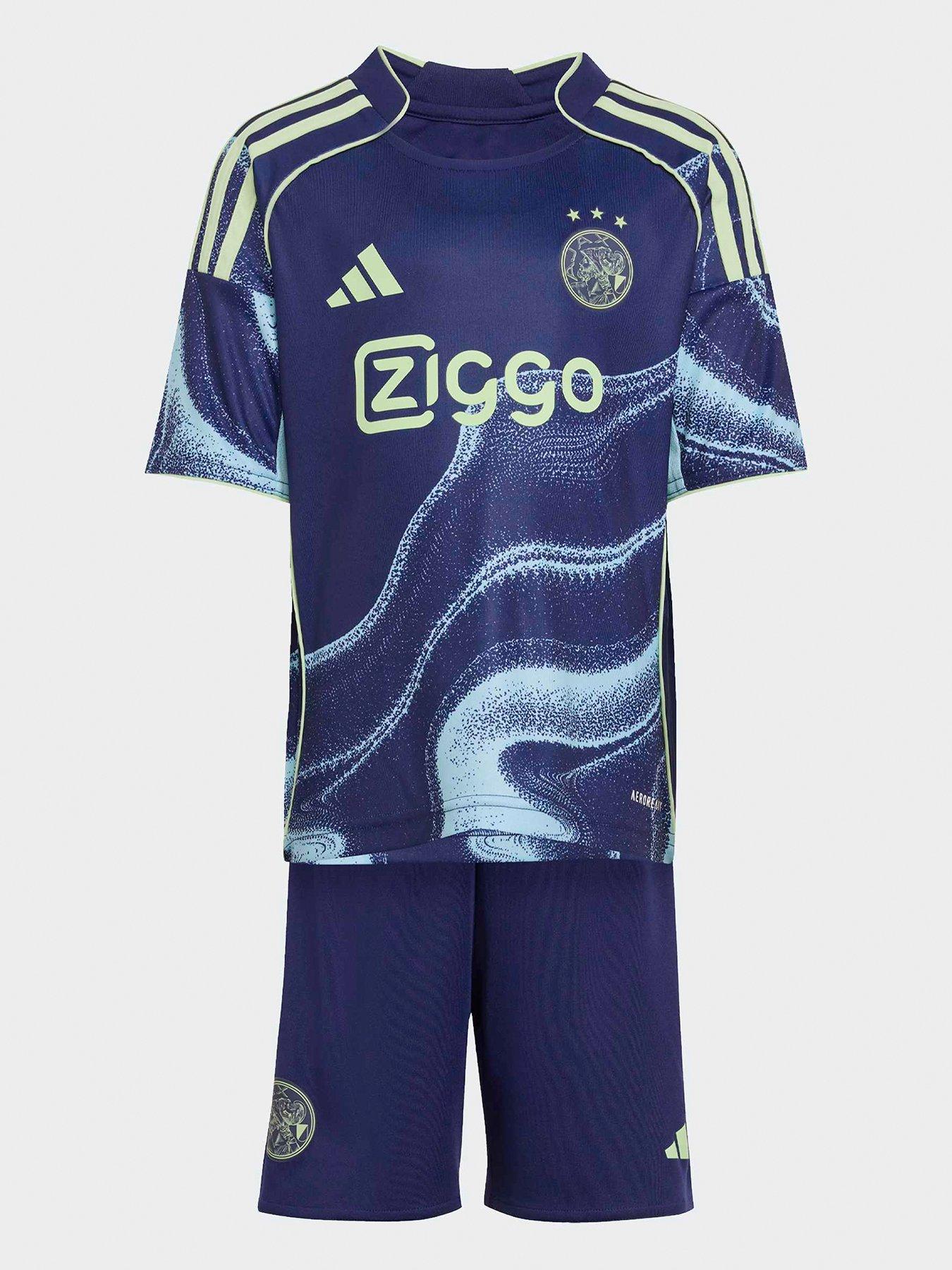 adidas Ajax 25/26 Away Mini Kit, Navy, Size 18-24 Months