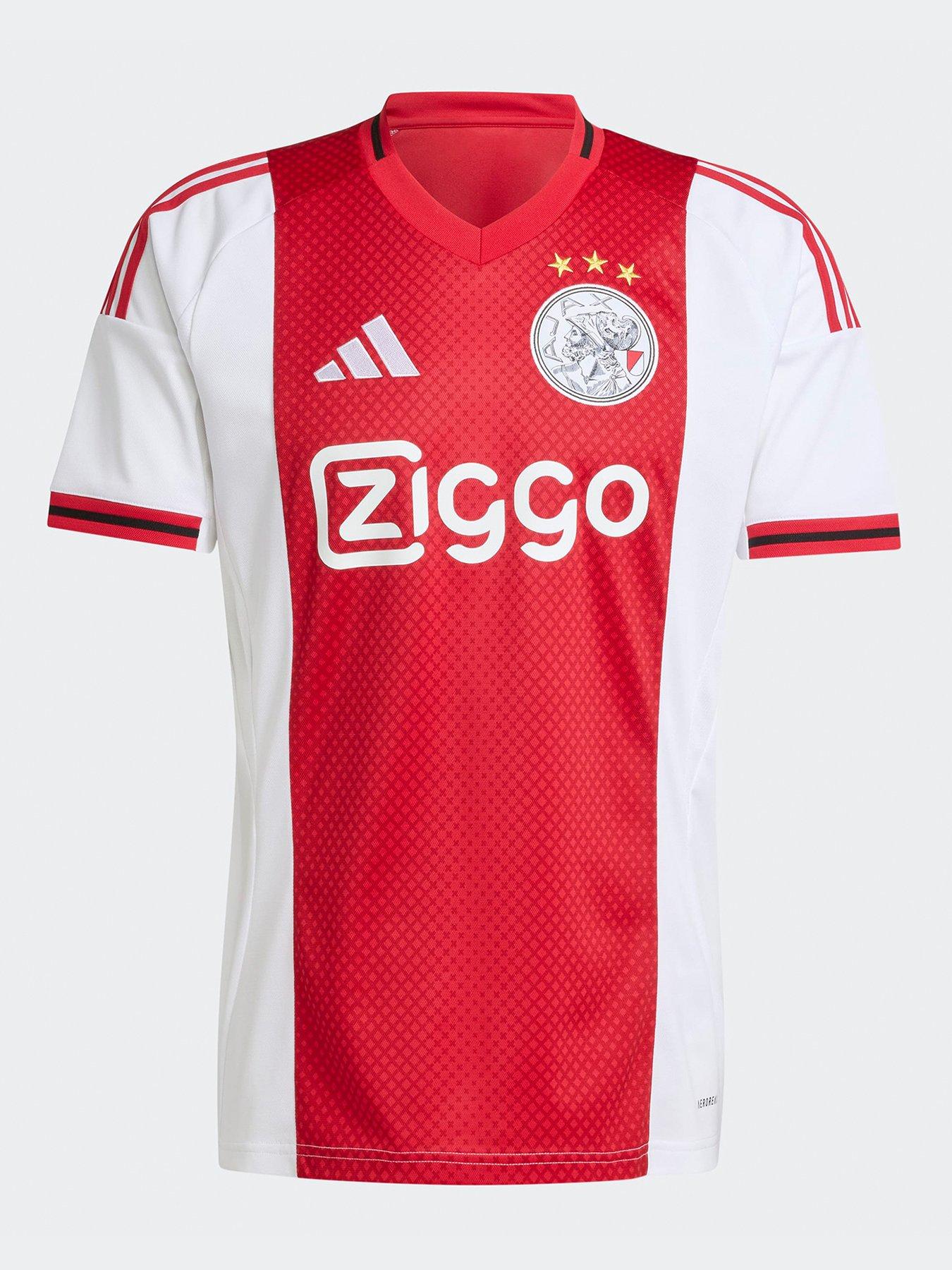 adidas Ajax Mens 25/26 Home Stadium Replica Shirt - White