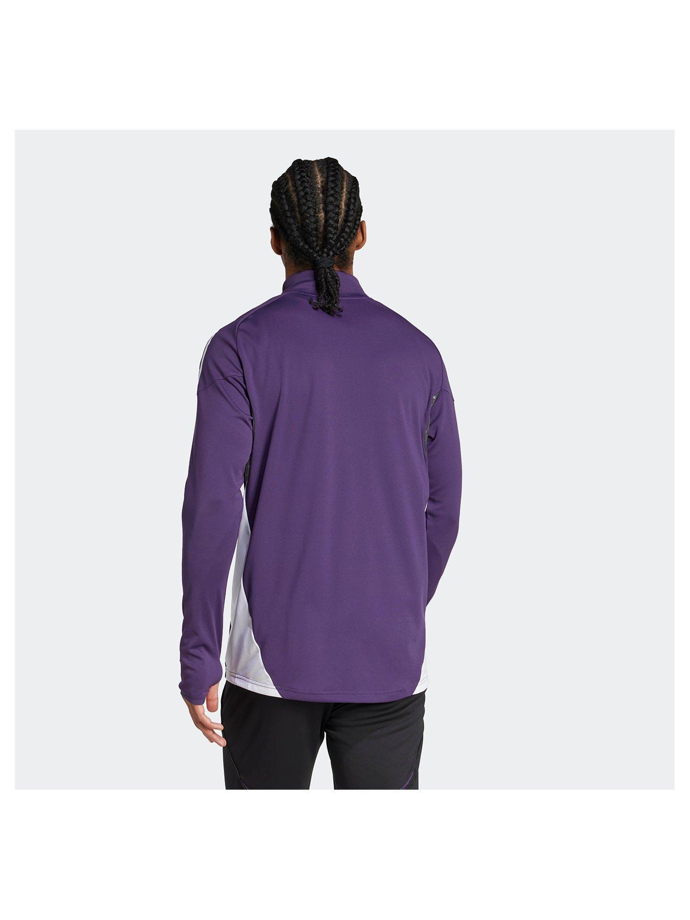 adidas Men's Manchester United Training Top Purple Very