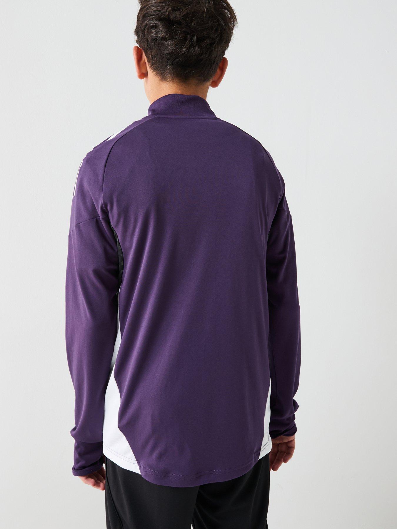 adidas Junior Manchester United Training Top Purple Very