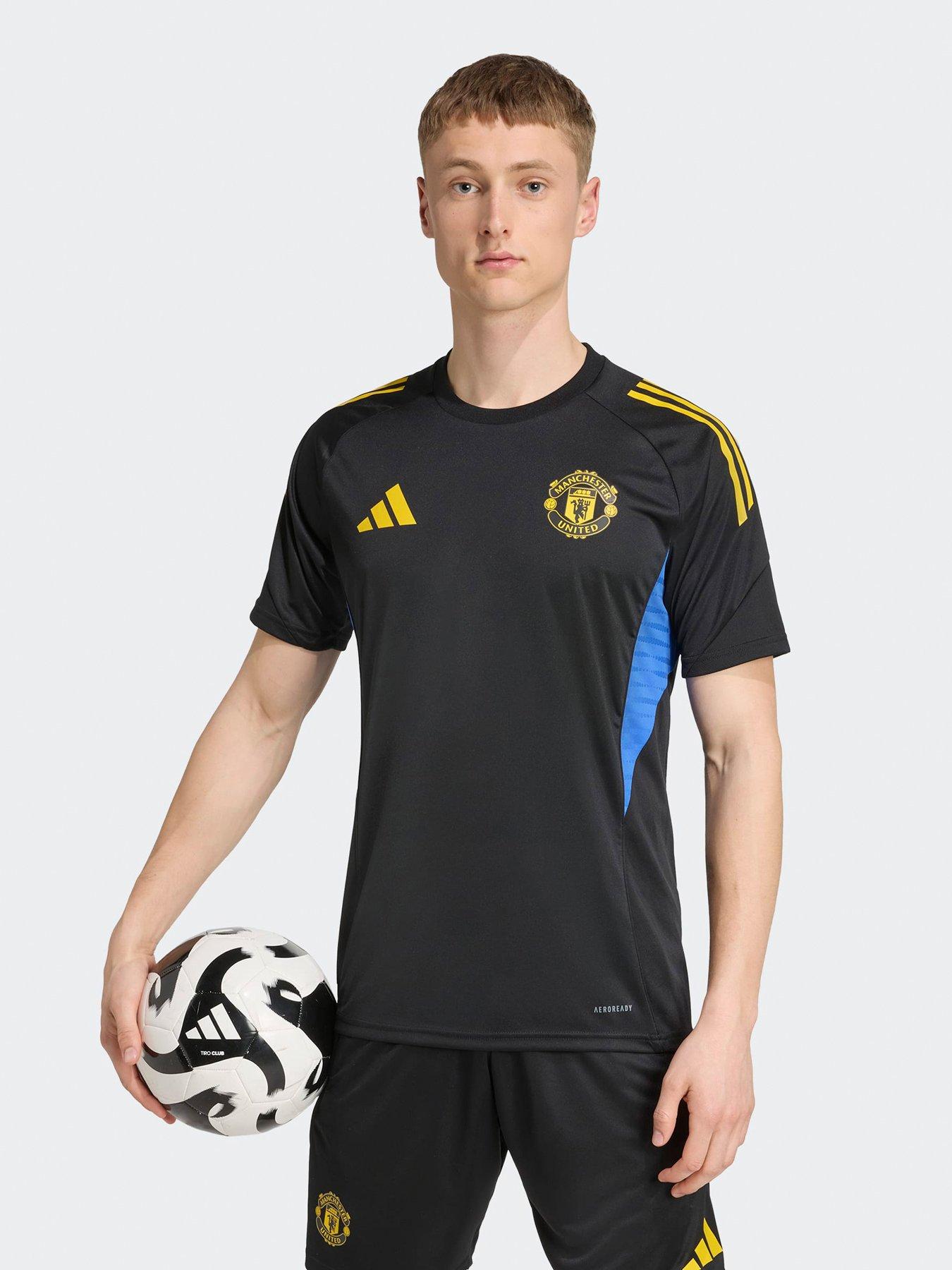 adidas Mens Manchester United Tiro 25 Competition Training Jersey - Black