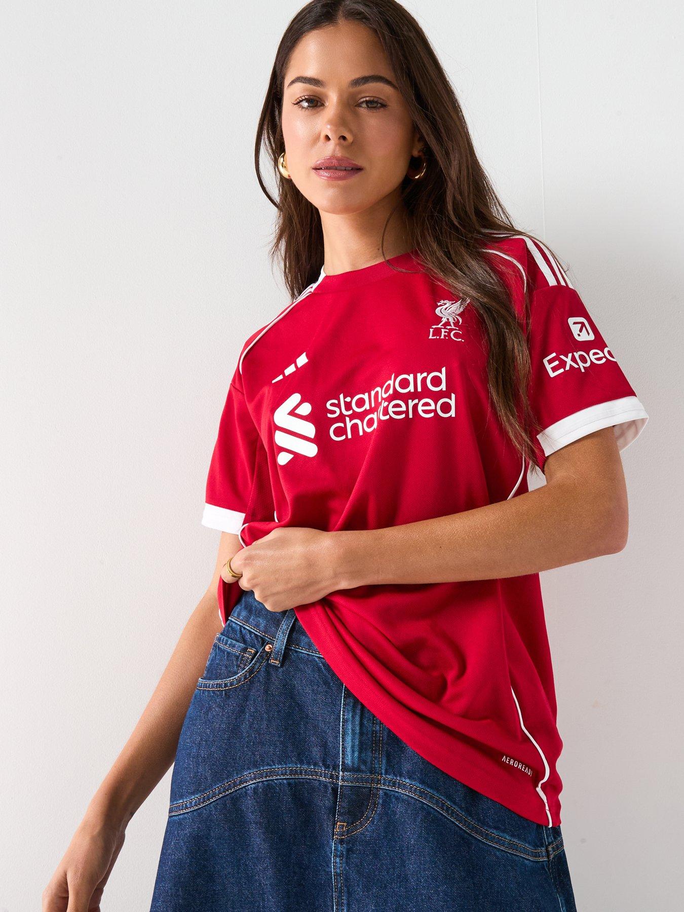 adidas Liverpool Women's 25/26 Home Stadium Replica Shirt Red Very
