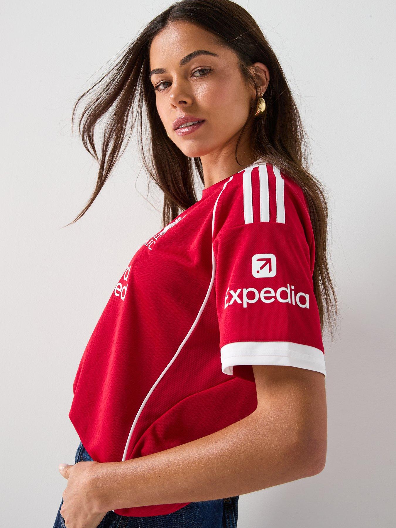 adidas Liverpool Women's 25/26 Home Stadium Replica Shirt Red Very