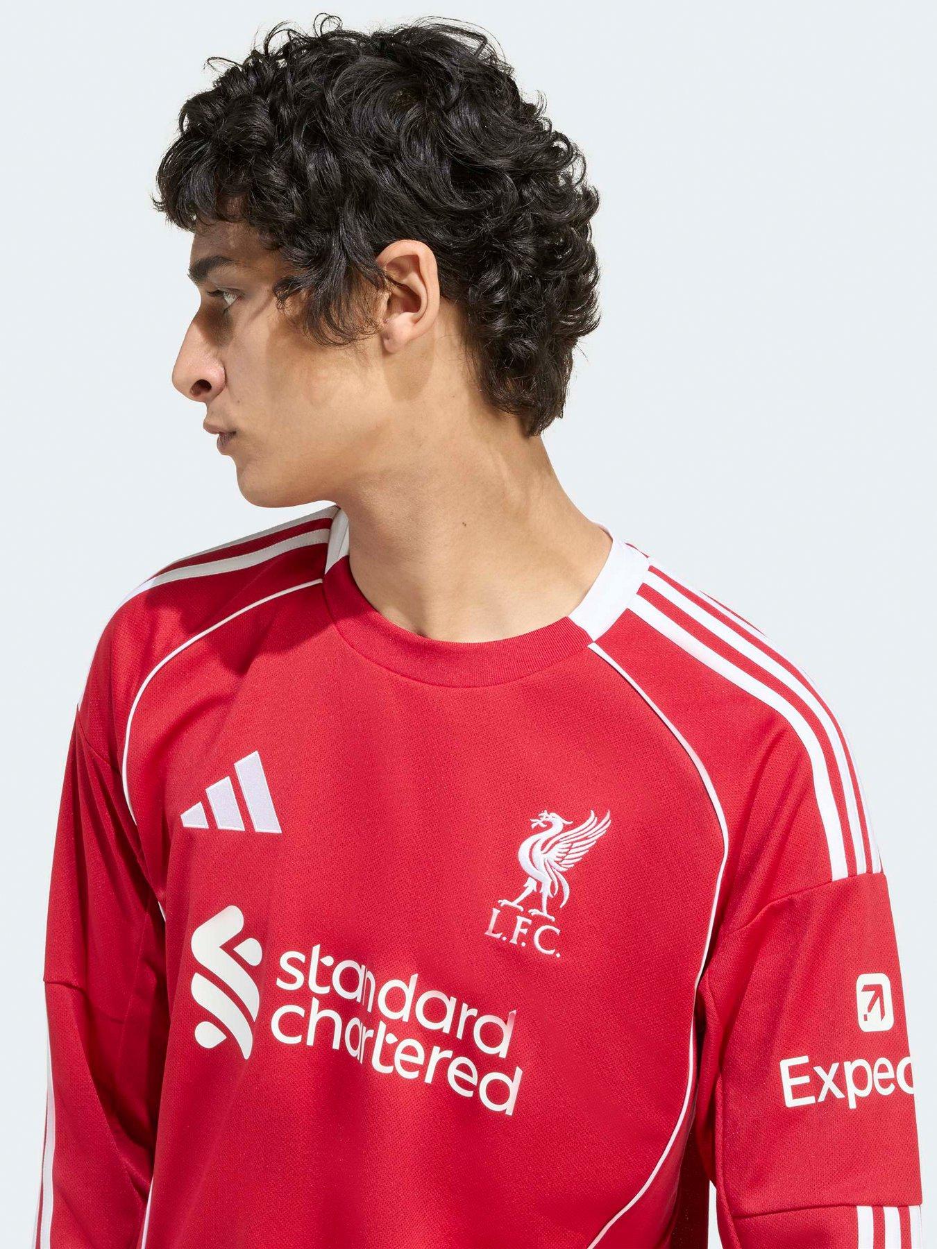 adidas Liverpool Men's 25/26 Home Long Sleeve Stadium Replica