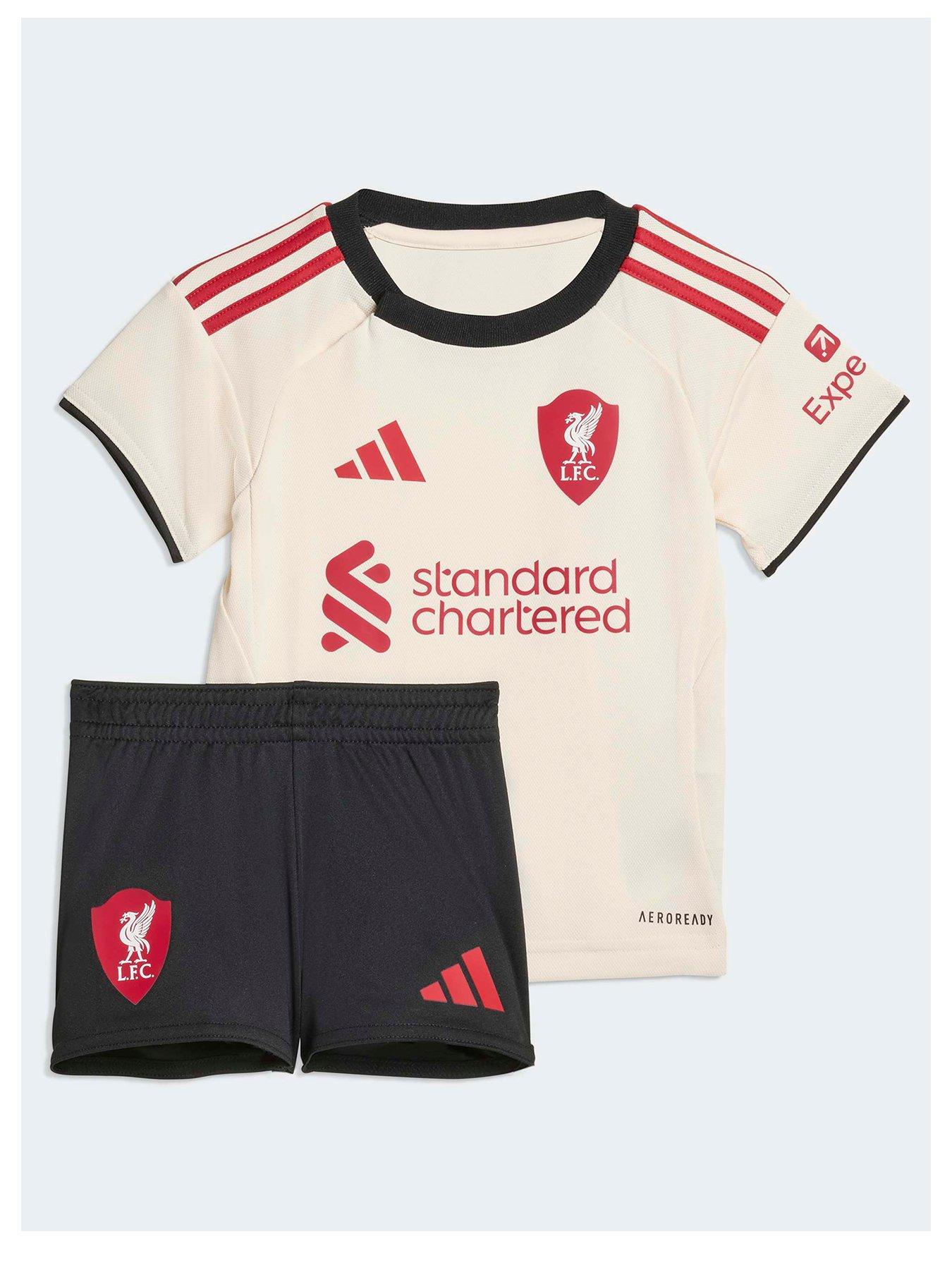 adidas Liverpool 25/26 Away Infant Kit, Cream, Size 9-12 Months