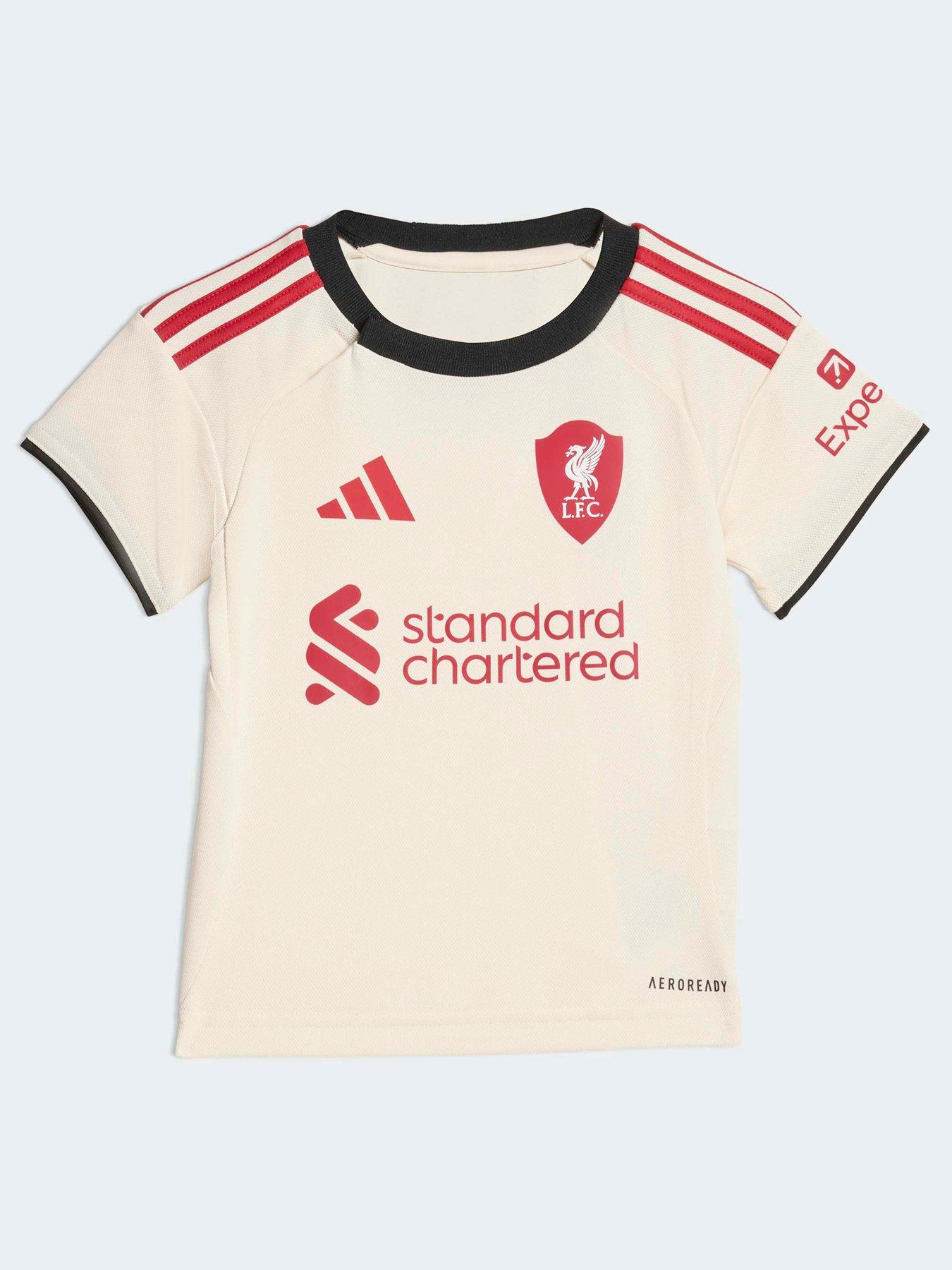adidas Liverpool 25/26 Away Infant Kit White Very