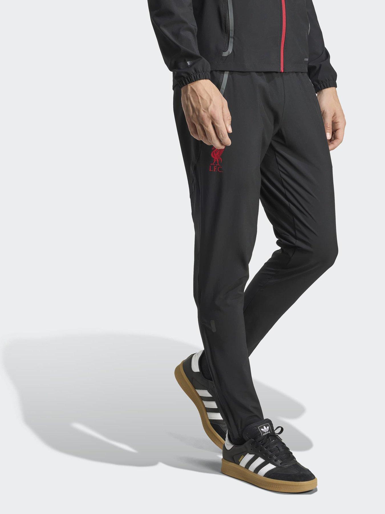 adidas Mens Liverpool Vis Tech Pants - Black