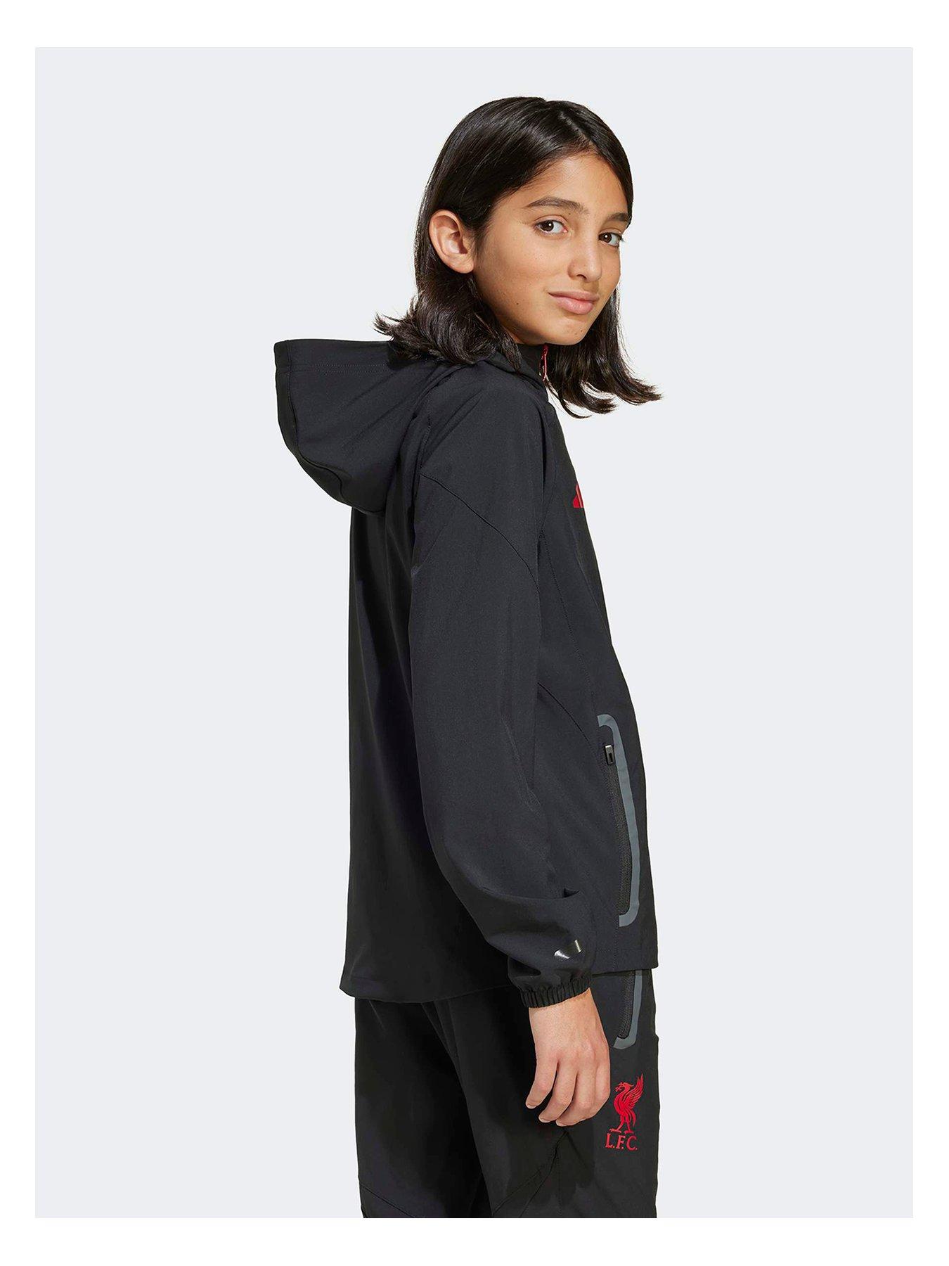 Image 3 of 3 of adidas Junior Liverpool Vis Tech Hoodie - Black
