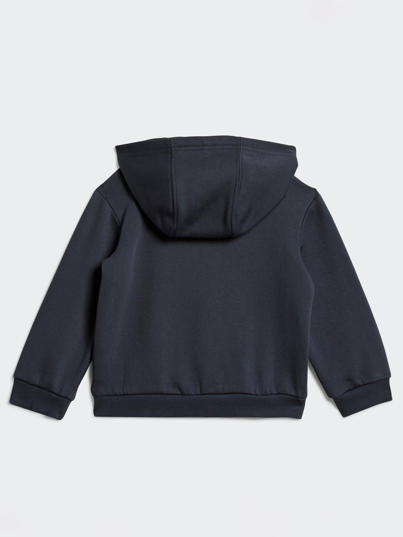 Image 2 of 5 of adidas Junior Manchester United Tracksuit - Black