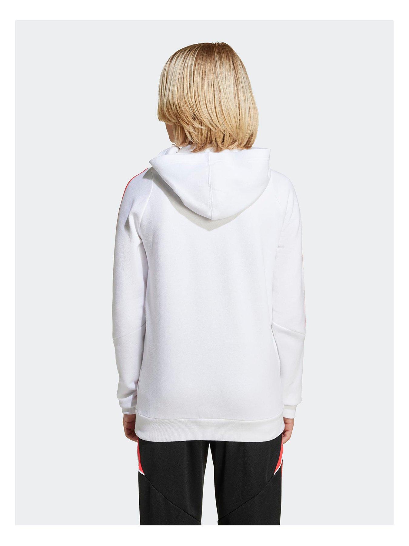 Image 3 of 4 of adidas Junior Messi Hoodie - White