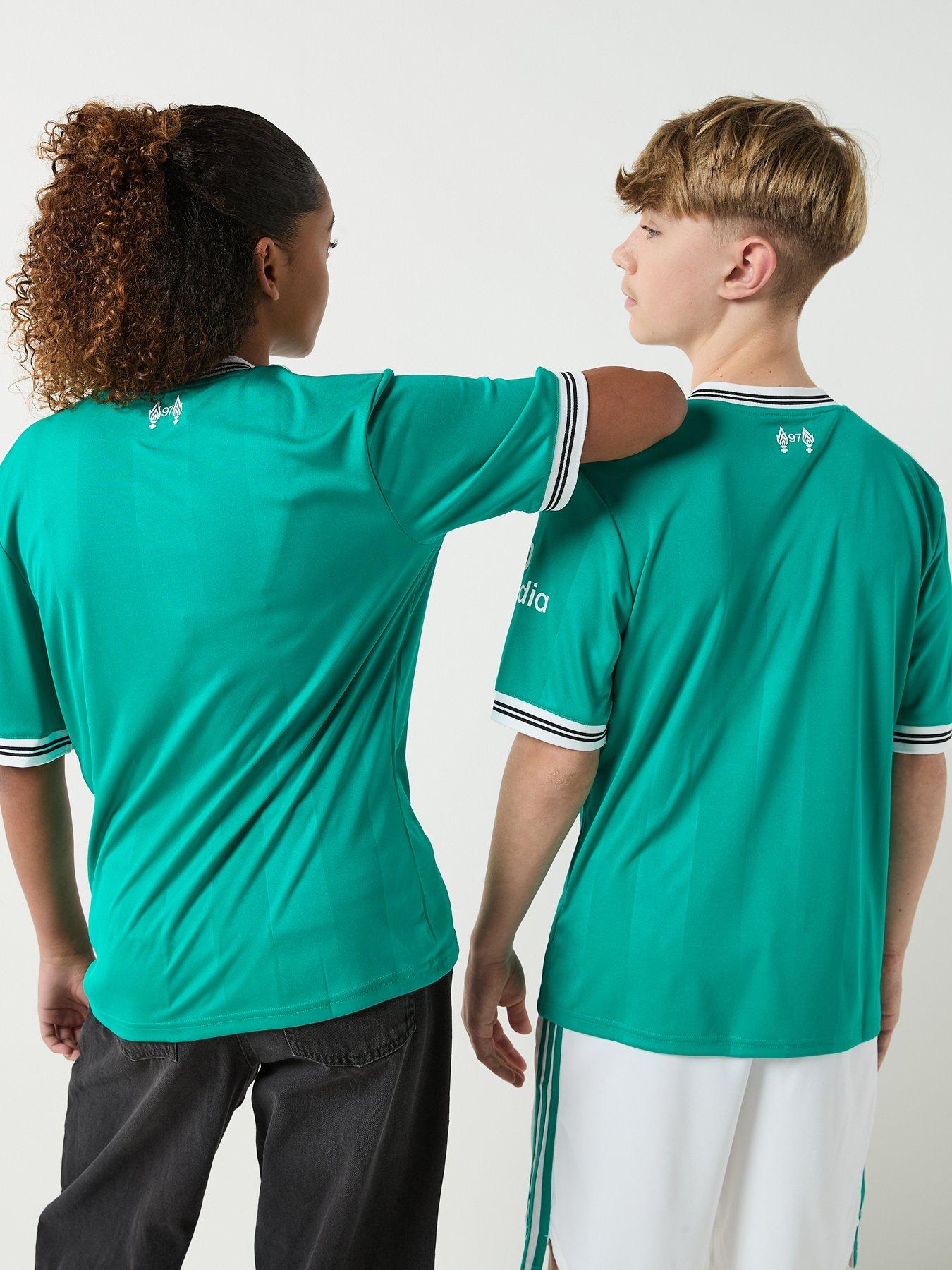 Image 2 of 6 of adidas Liverpool Junior 25/26 3rd Stadium Replica Shirt -Green