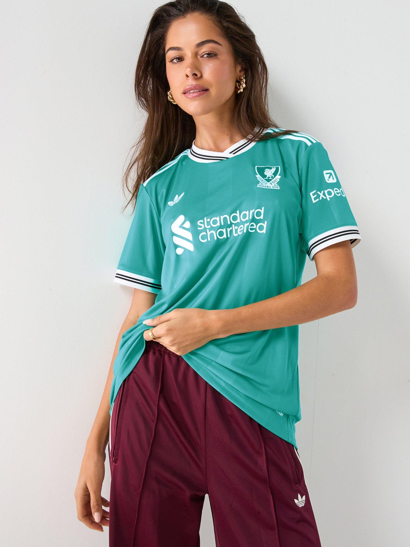 adidas Liverpool Womens 25/26 3rd Stadium Replica Shirt -Green Very