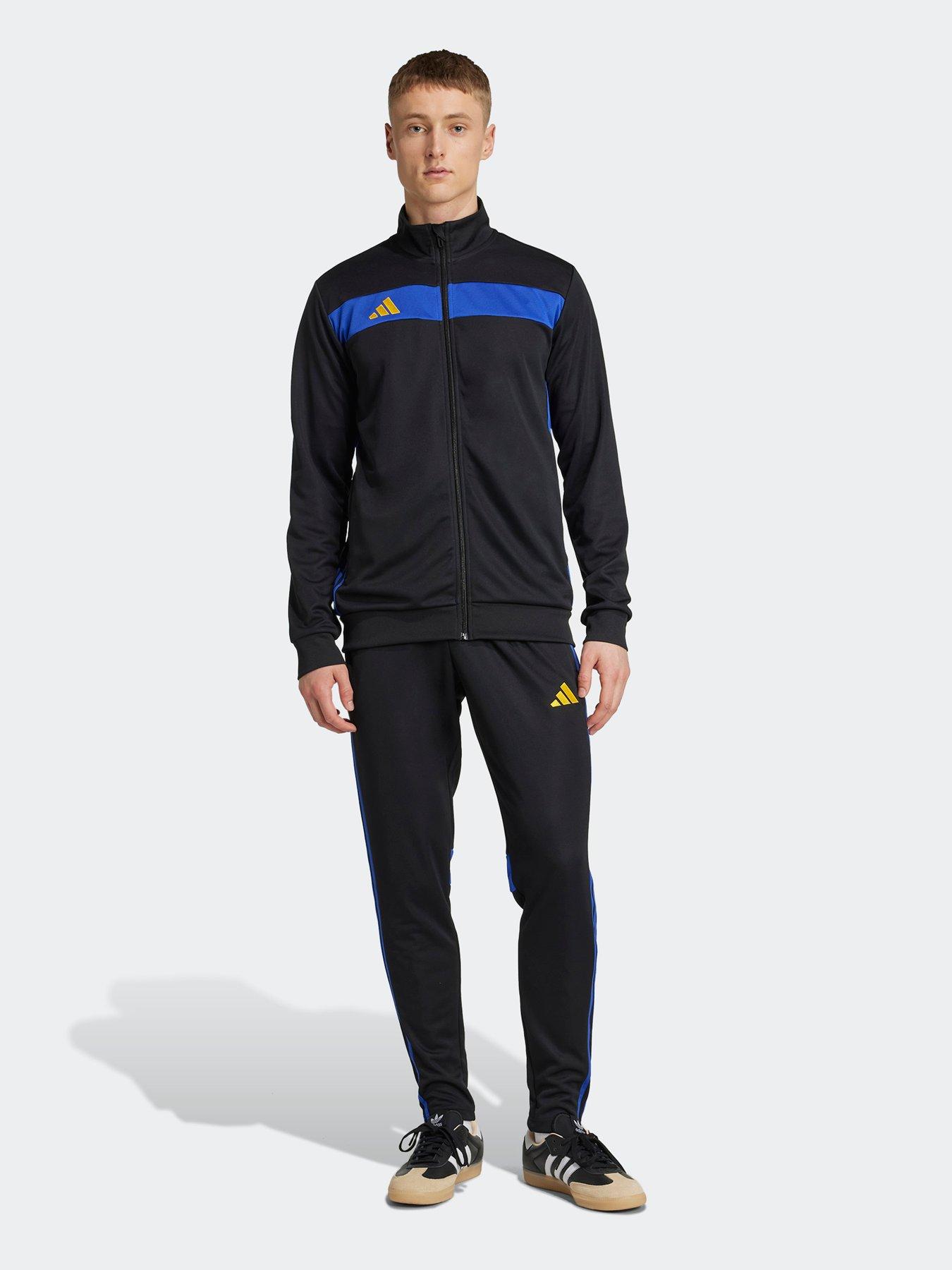 Image 1 of 6 of adidas Mens Tiro Essentials Tracksuit - Black