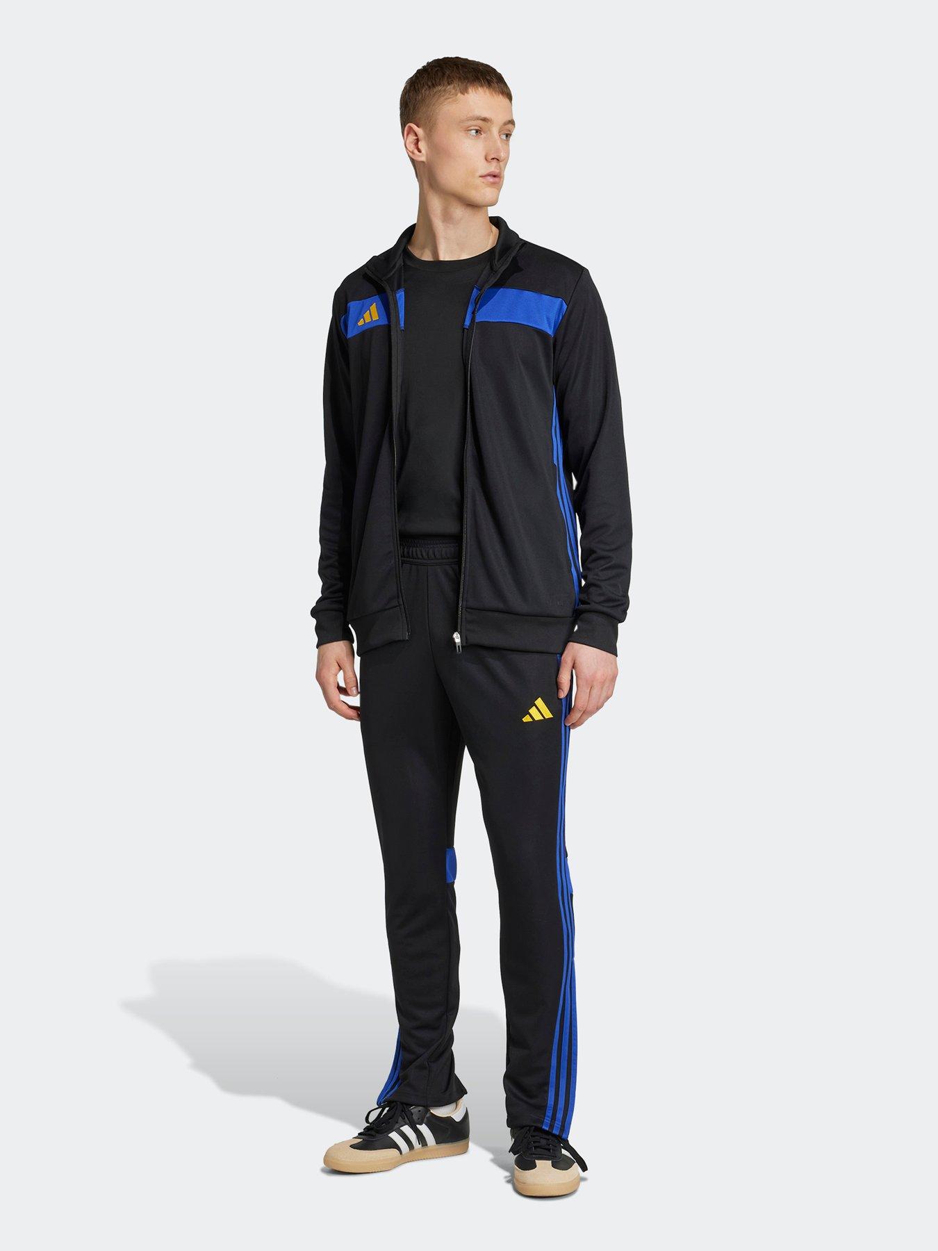Image 4 of 6 of adidas Mens Tiro Essentials Tracksuit - Black
