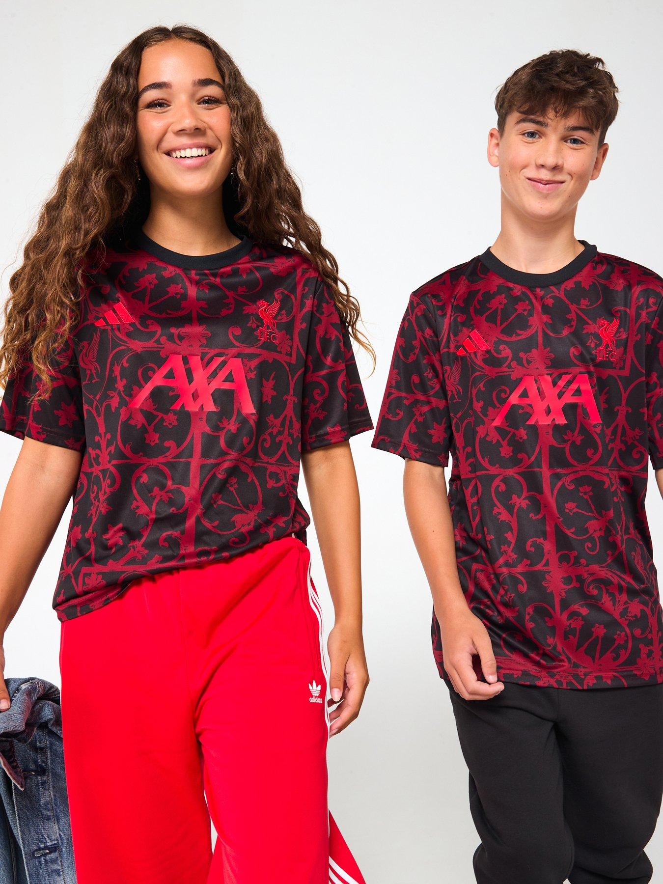 adidas Liverpool Junior 25/26 Pre Match Shirt -Black