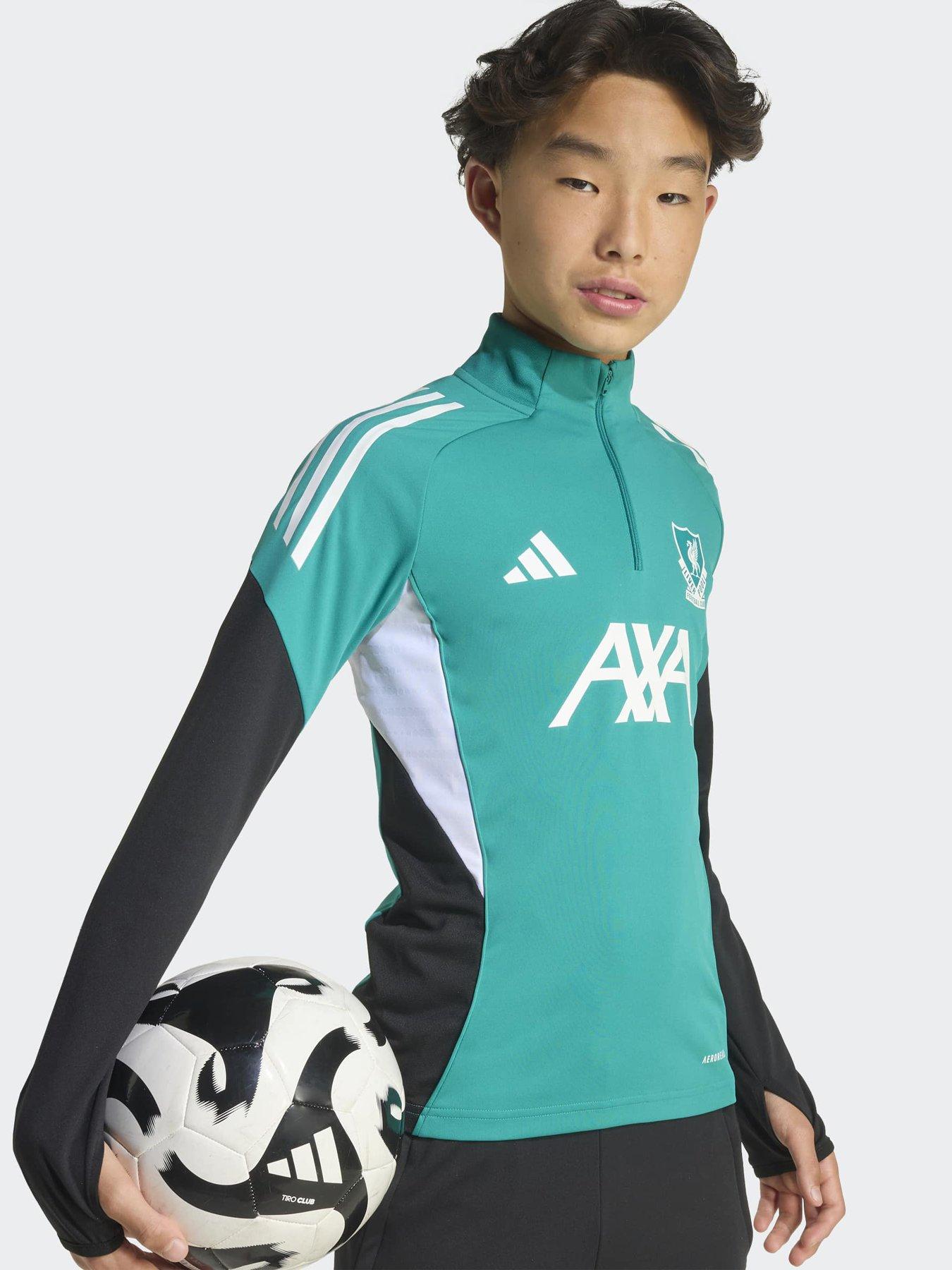 Image 4 of 5 of adidas Liverpool Junior 25/26 EU Training Tracksuit Top -Green