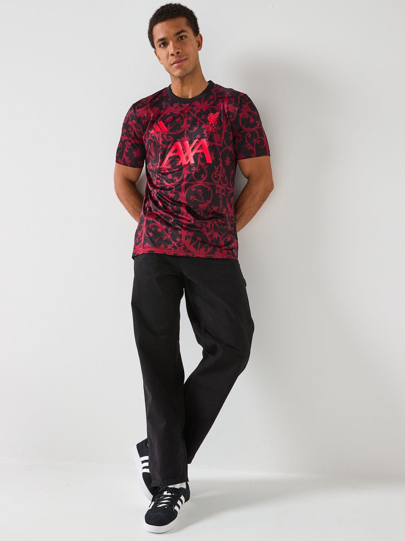Image 5 of 6 of adidas Liverpool Mens 25/26 Pre Match Shirt -Black