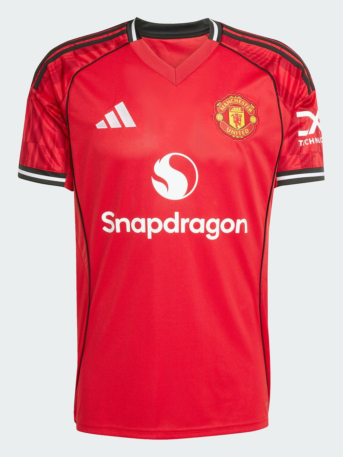 undefined Manchester United Mens 25/26 Home Stadium Replica Shirt - Red