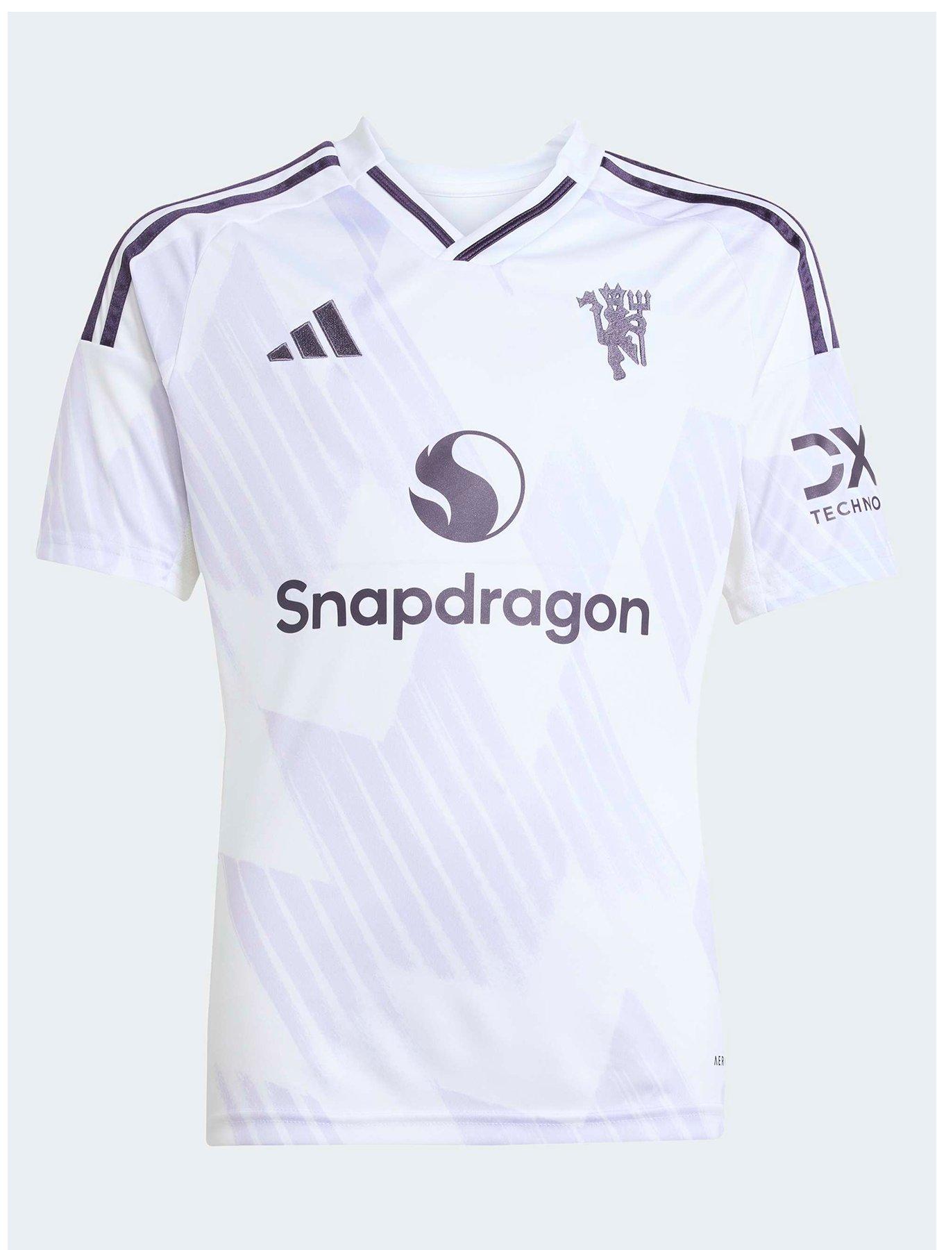 undefined Manchester United Junior 25/26 Away Stadium Replica Shirt - White