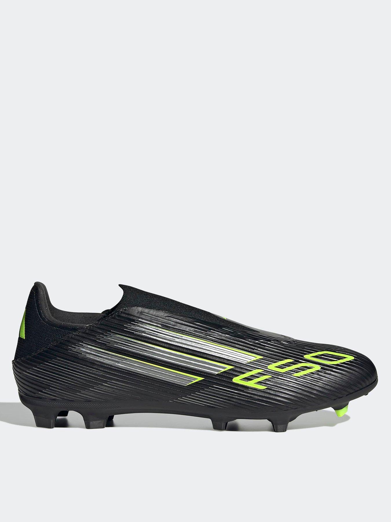 adidas Mens F50 League Laceless Firm Ground Football Boot - Black