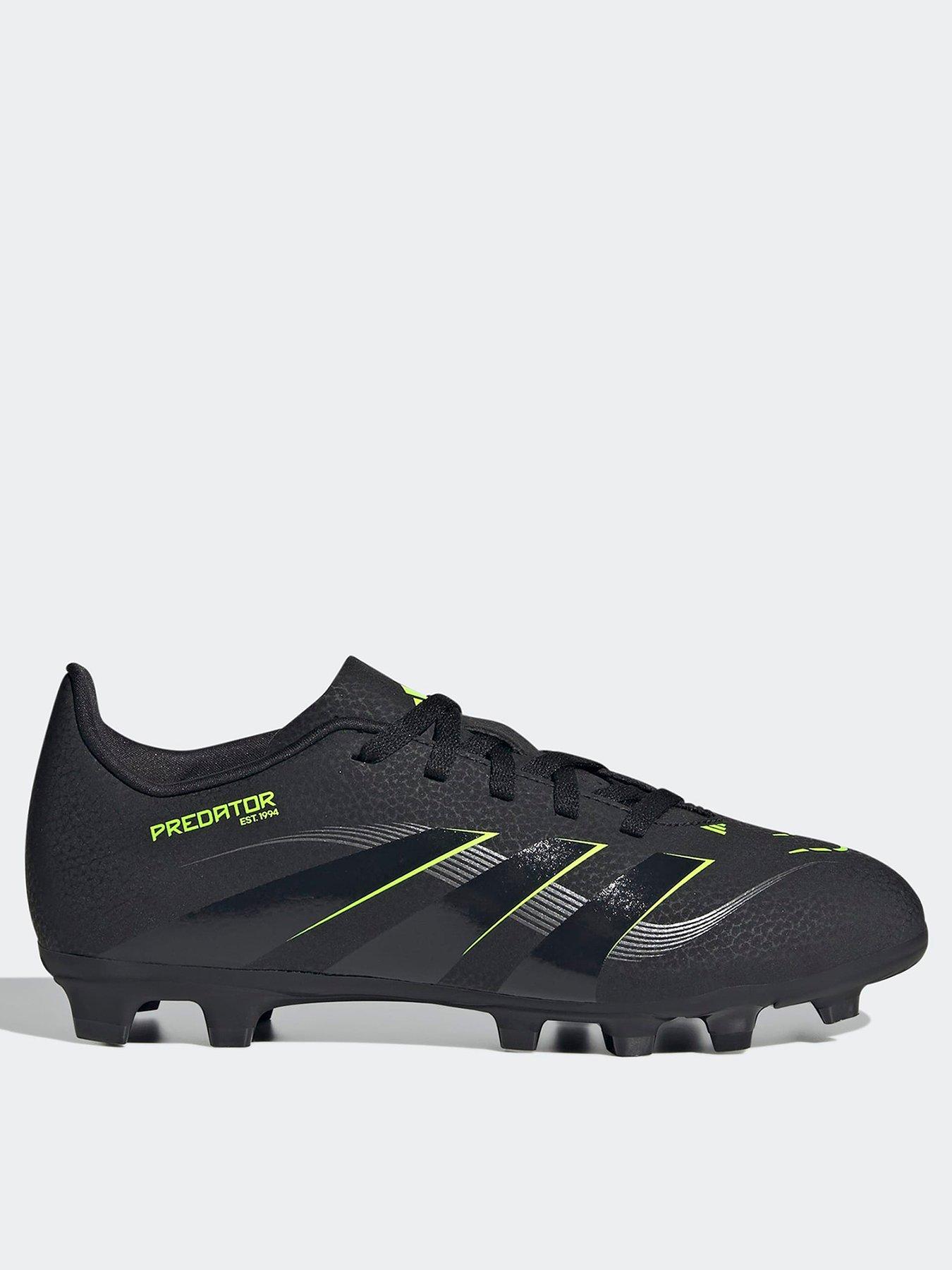 adidas Junior Predator Club Firm Ground Football Boots - Black