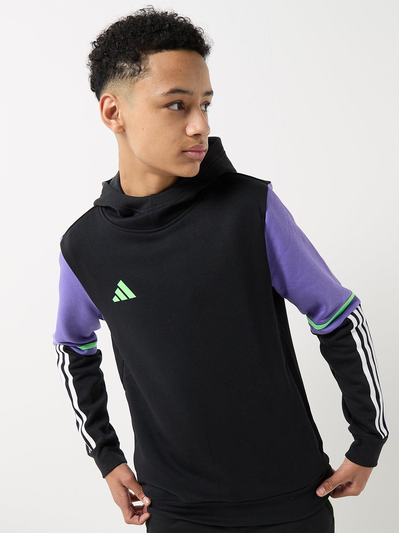 Image 1 of 6 of adidas Junior F50 Sw Hoodie - Black