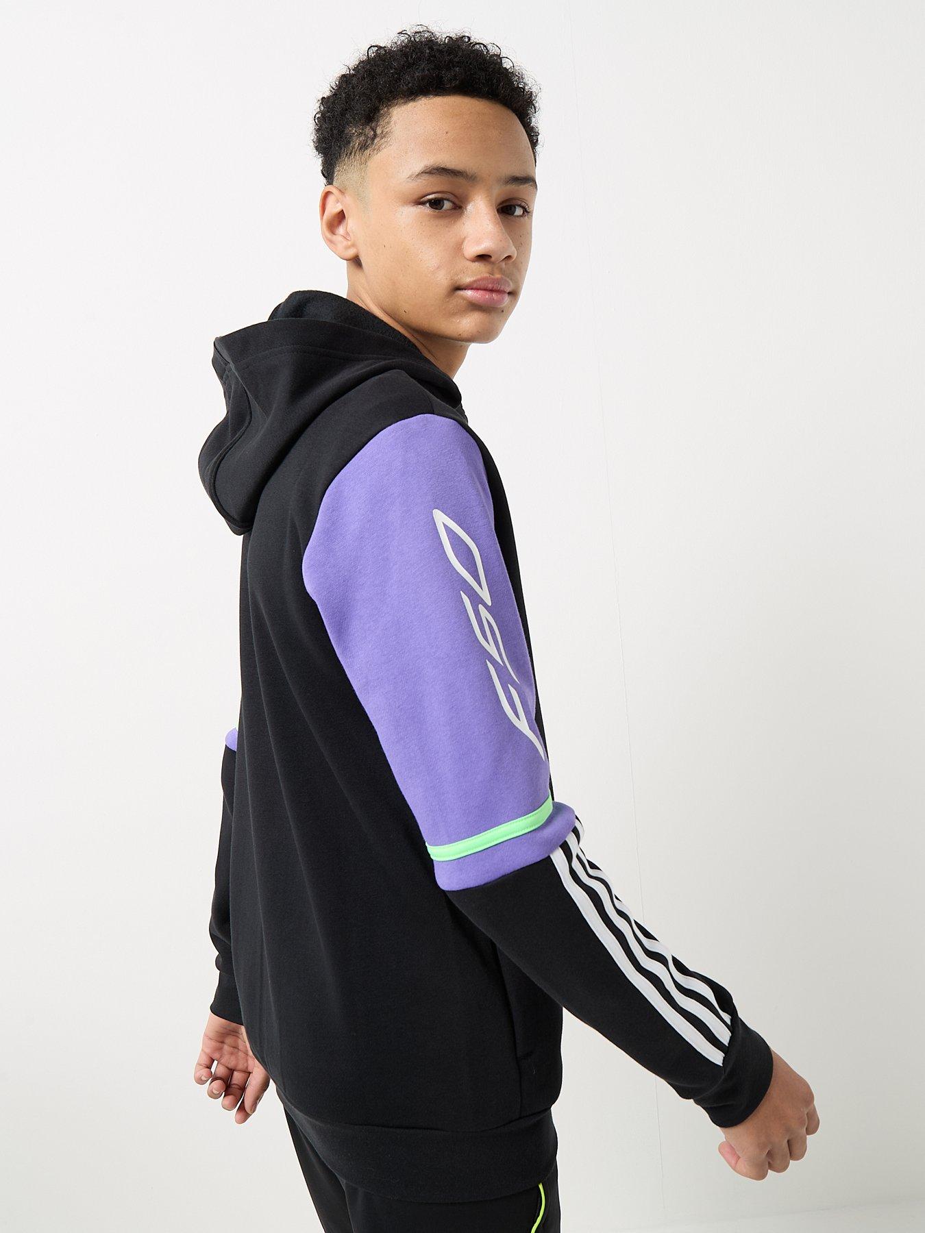 Image 2 of 6 of adidas Junior F50 Sw Hoodie - Black