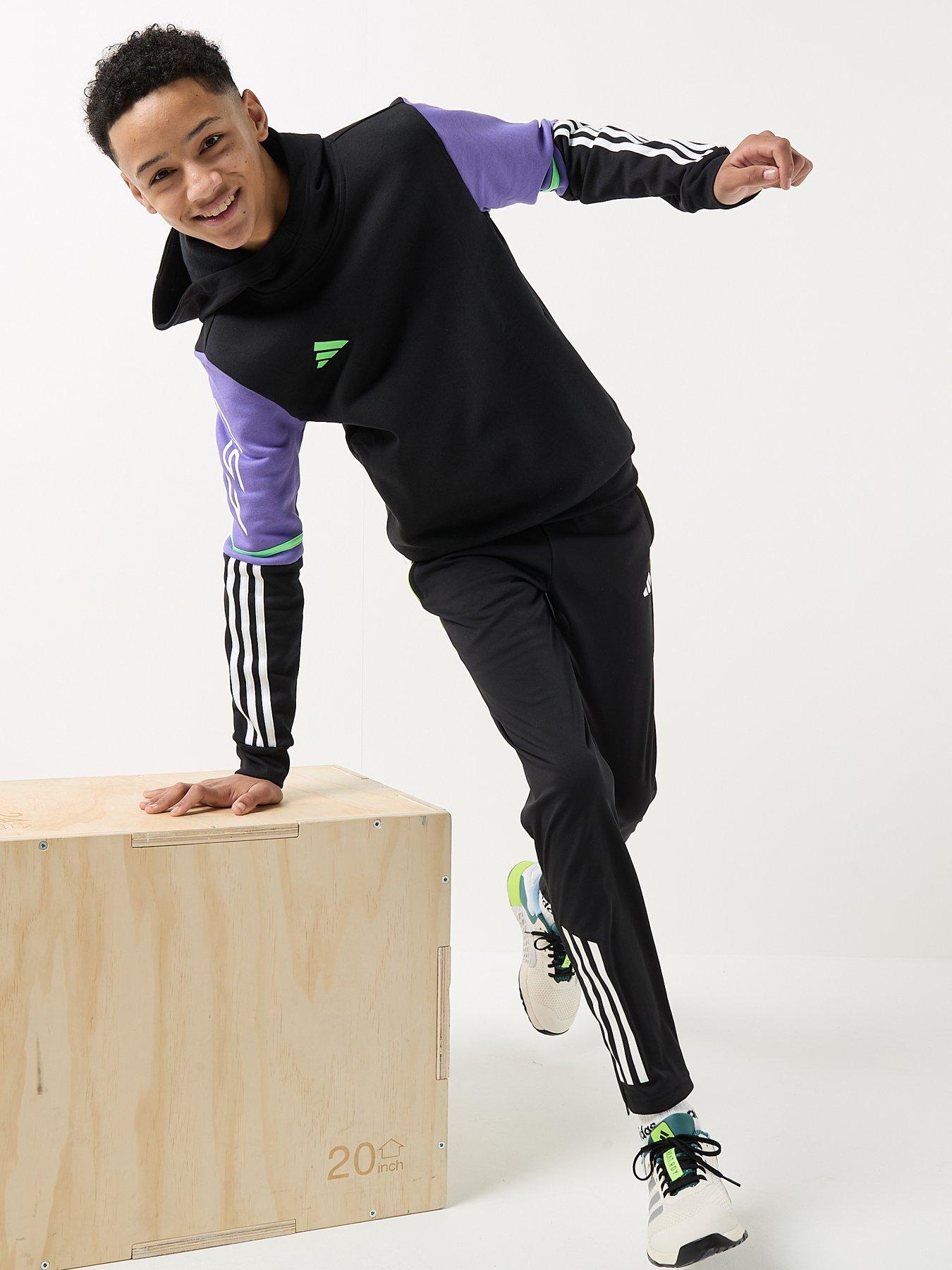 Image 3 of 6 of adidas Junior F50 Sw Hoodie - Black