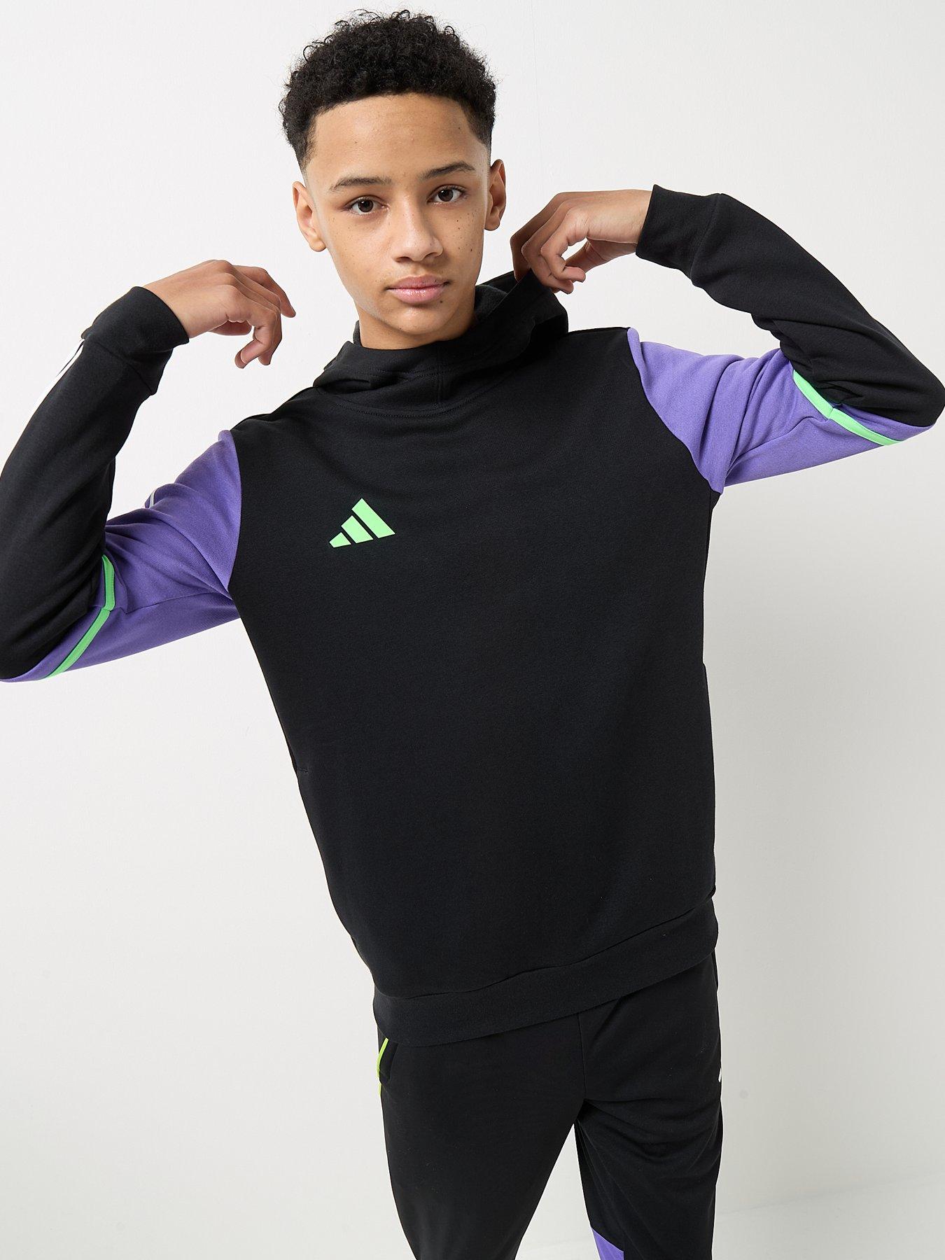 Image 4 of 6 of adidas Junior F50 Sw Hoodie - Black
