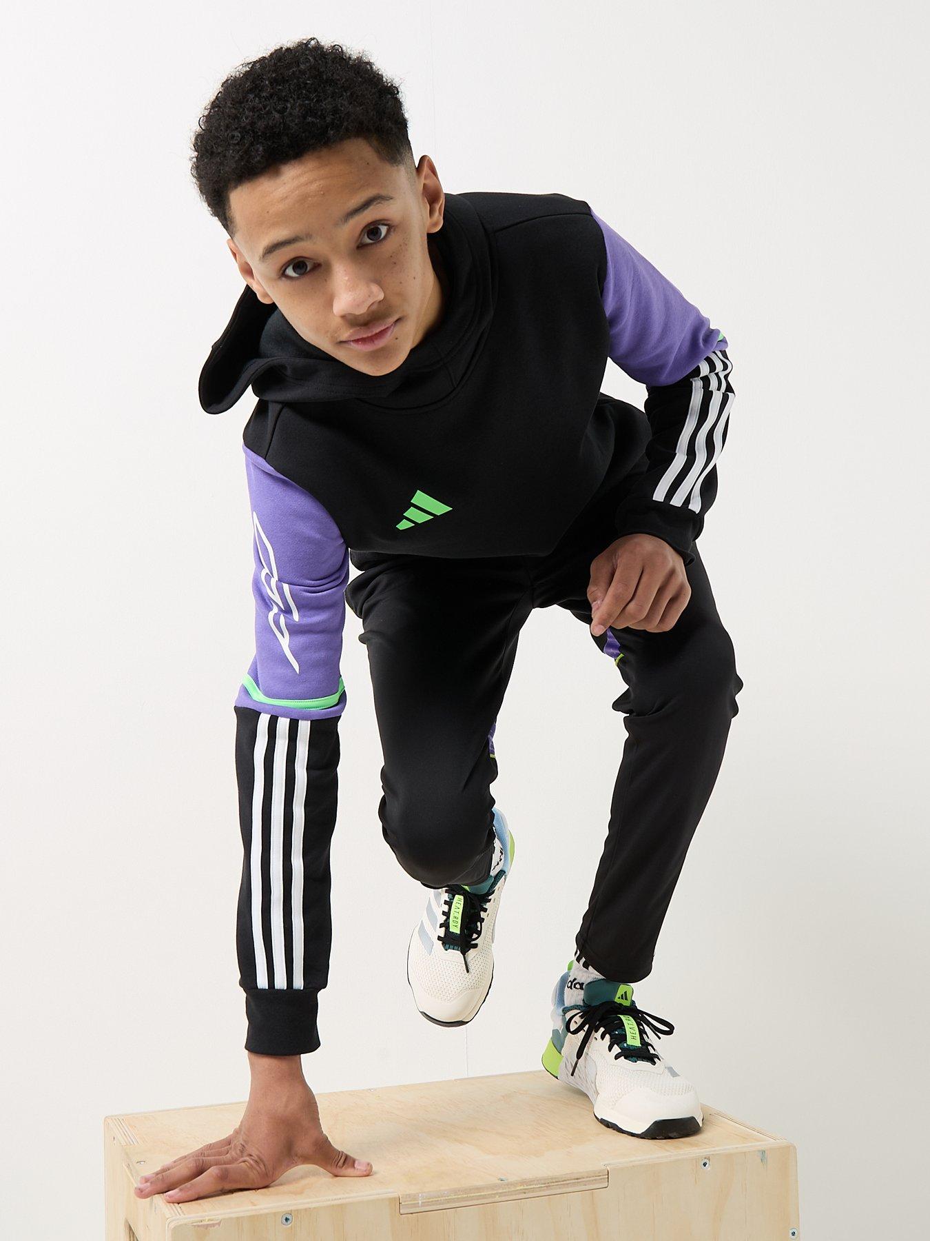 Image 5 of 6 of adidas Junior F50 Sw Hoodie - Black