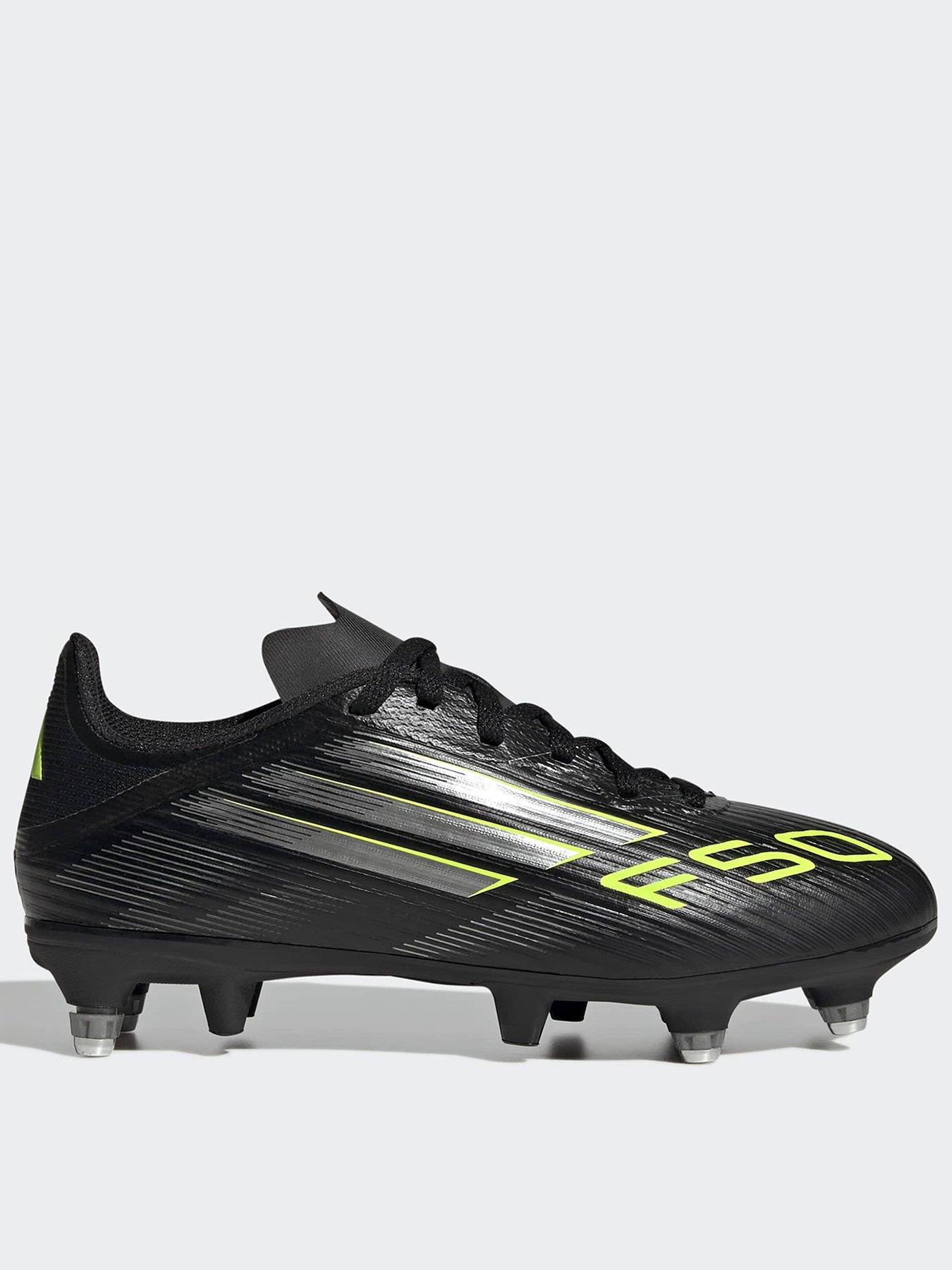 adidas Junior F50 League Soft Ground Football Boots, Black, Size 12 Younger