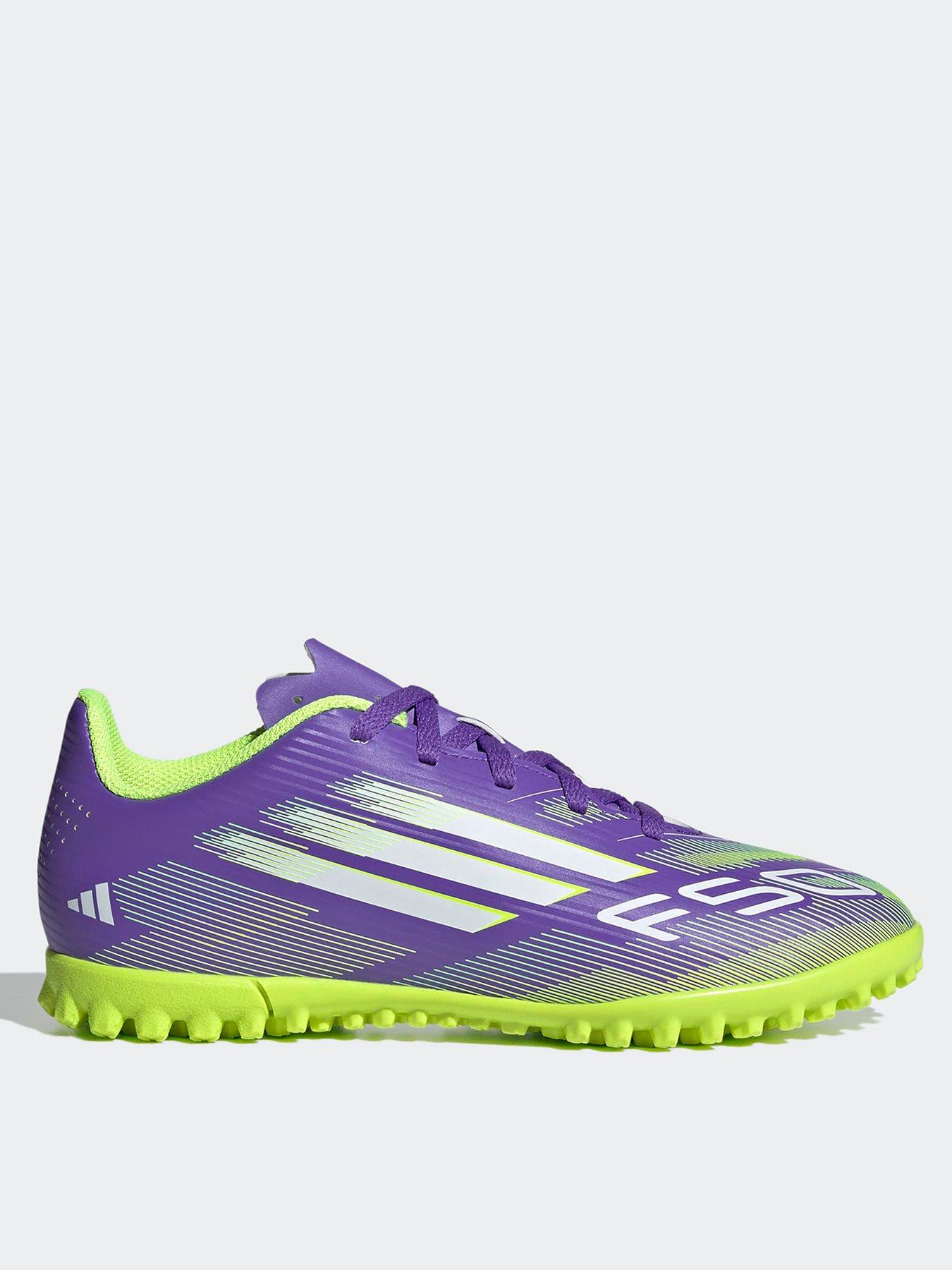 adidas Junior F50 Club Astro Turf Football Boots - Purple