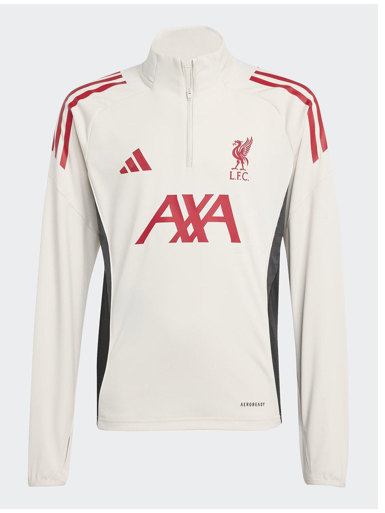 undefined Junior Liverpool Training Track Top- Black