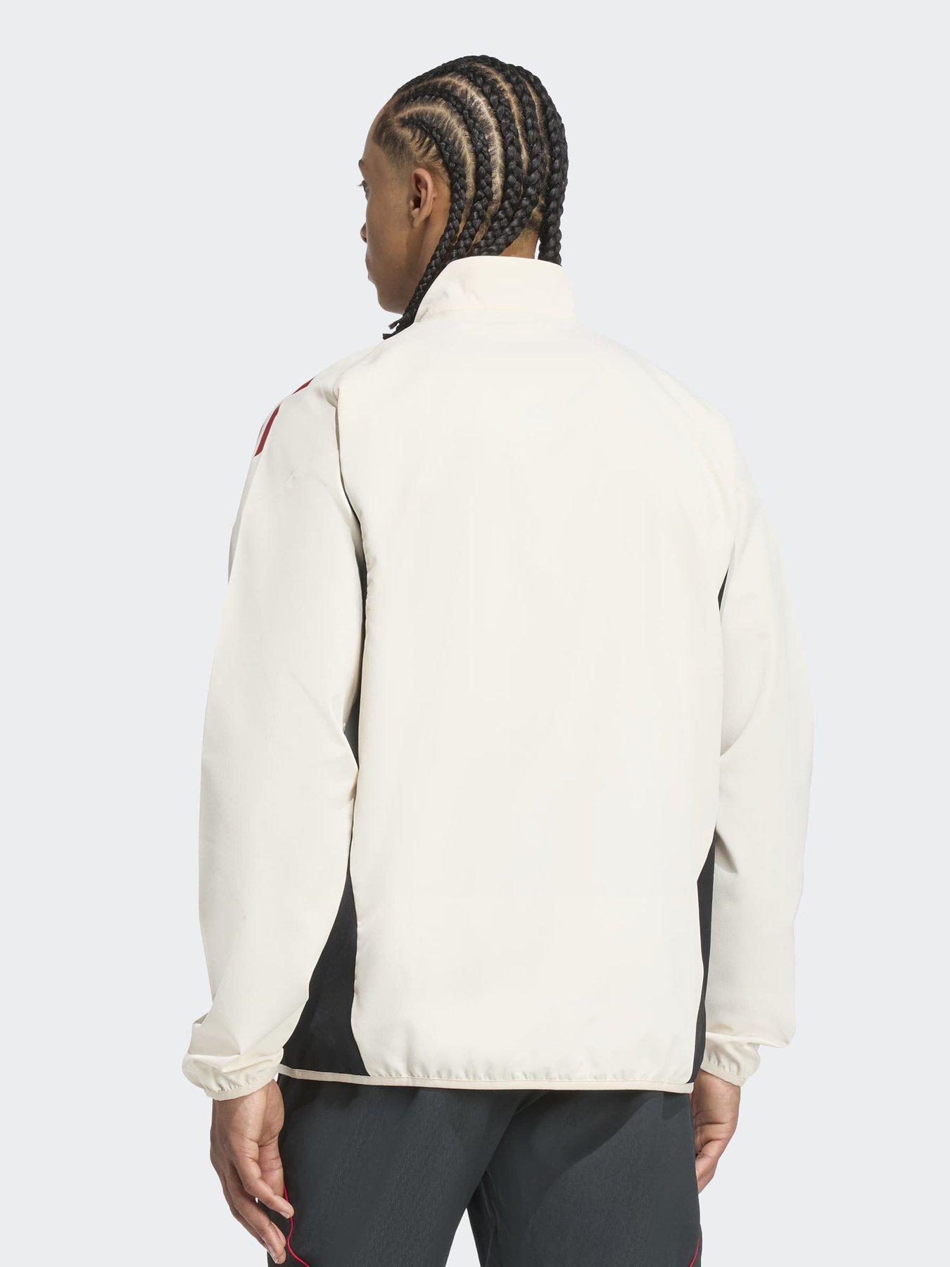 adidas Mens Liverpool Training Presentation Jacket- White | Very