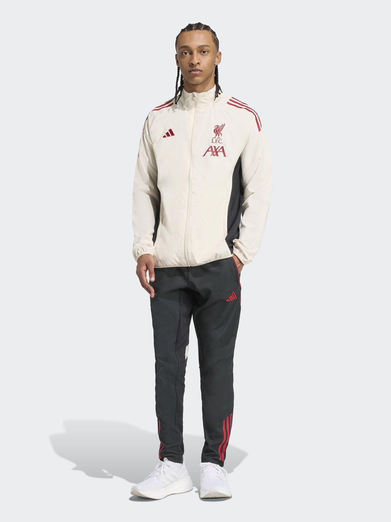 adidas Mens Liverpool Training Presentation Jacket- White | Very
