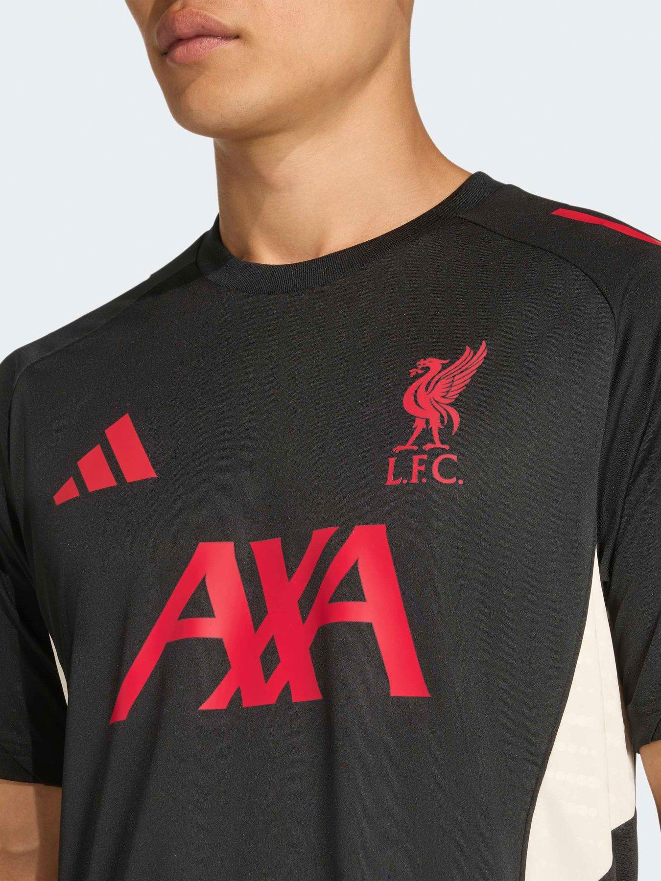 Image 4 of 5 of adidas Mens Liverpool Training Jersey - Black