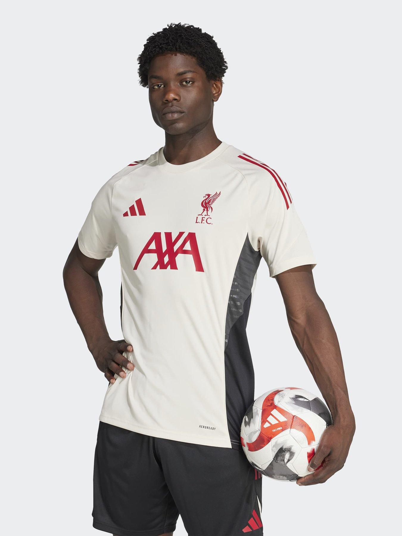 adidas Mens Liverpool Training Jersey, Cream, Size S, Men