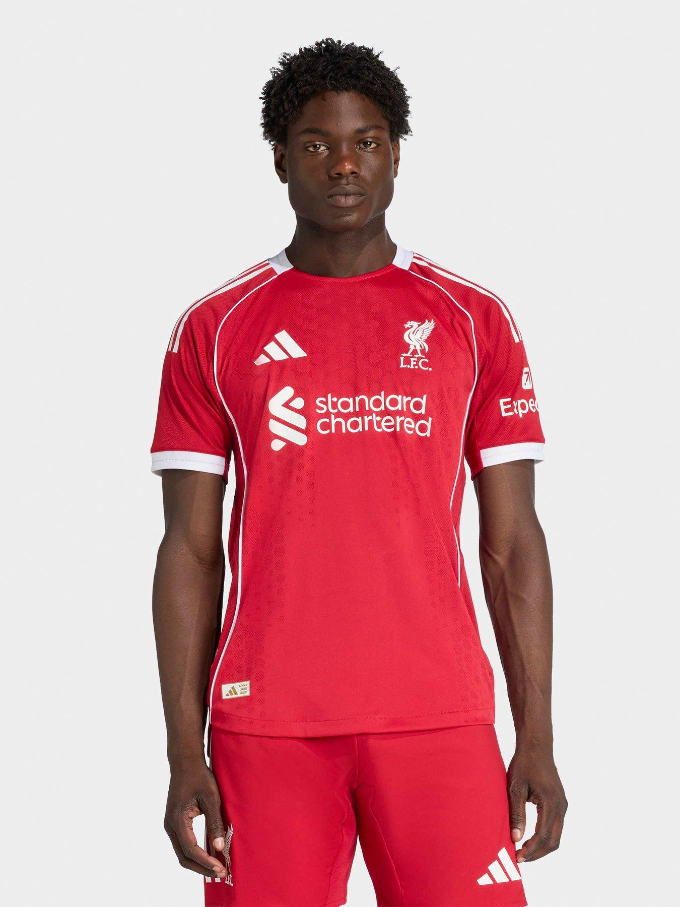 undefined Liverpool Men's 25/26 Home Authentic Replica Shirt - Red