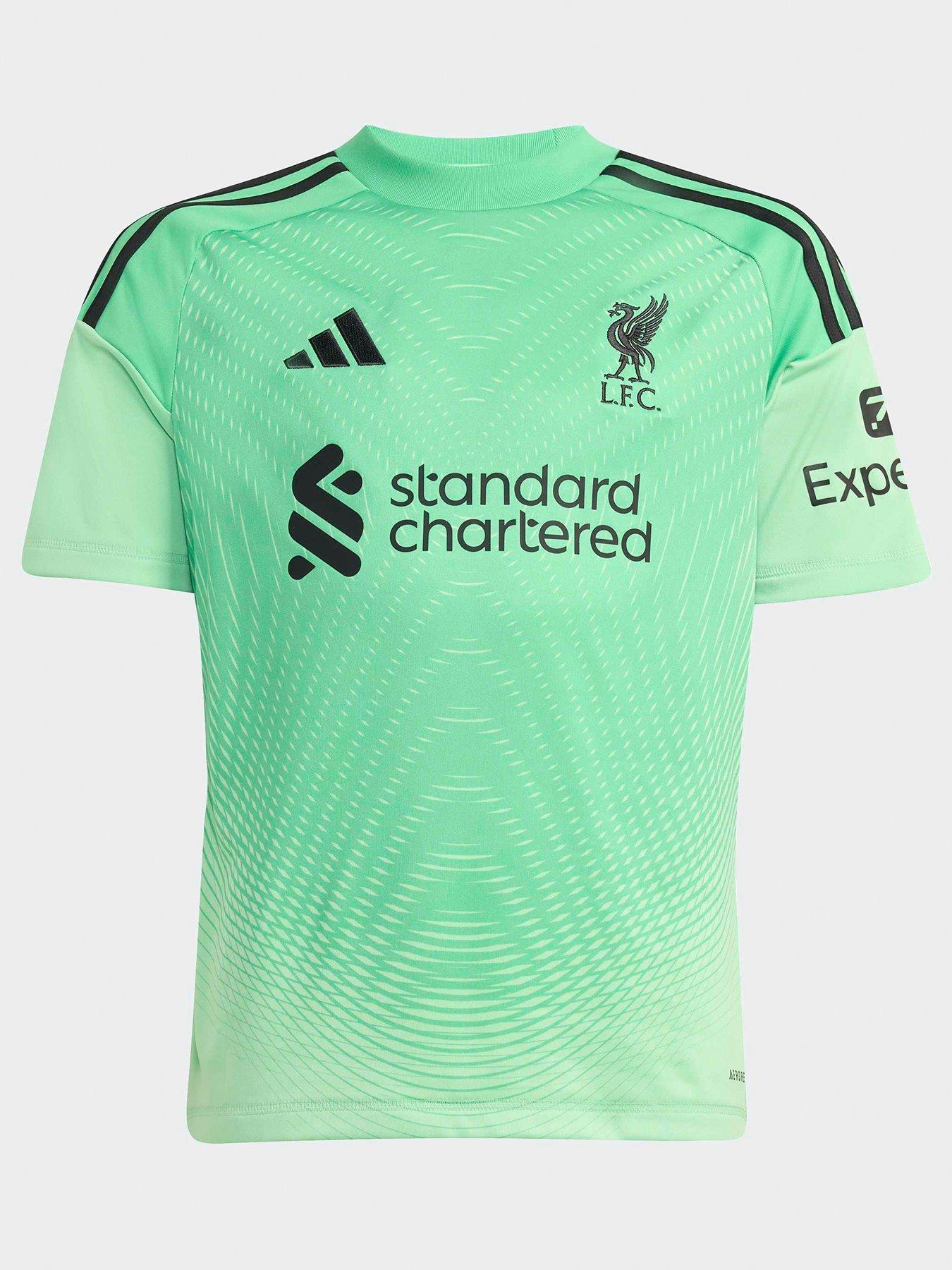 adidas Liverpool Junior 25/26 Home Goal Keeper Stadium Replica