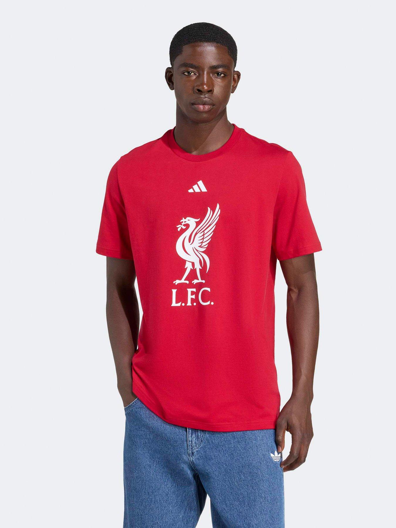 adidas Liverpool DNA Mens Tee, Red, Size 2Xl, Men