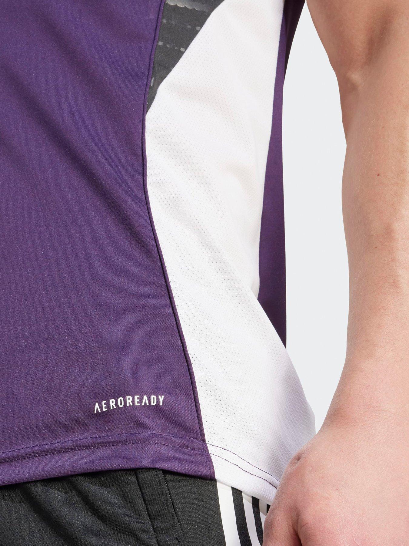 Image 4 of 4 of adidas Mens Manchester United Training Jersey - Purple