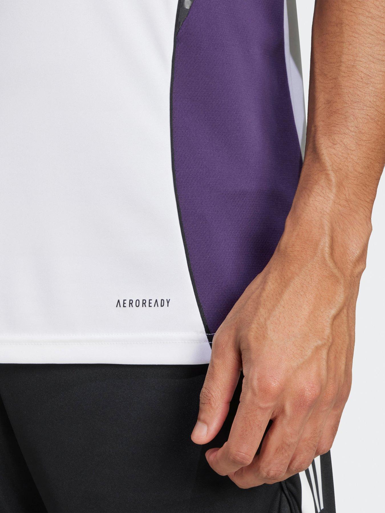 Image 4 of 5 of adidas Mens Manchester United Training Jersey - White