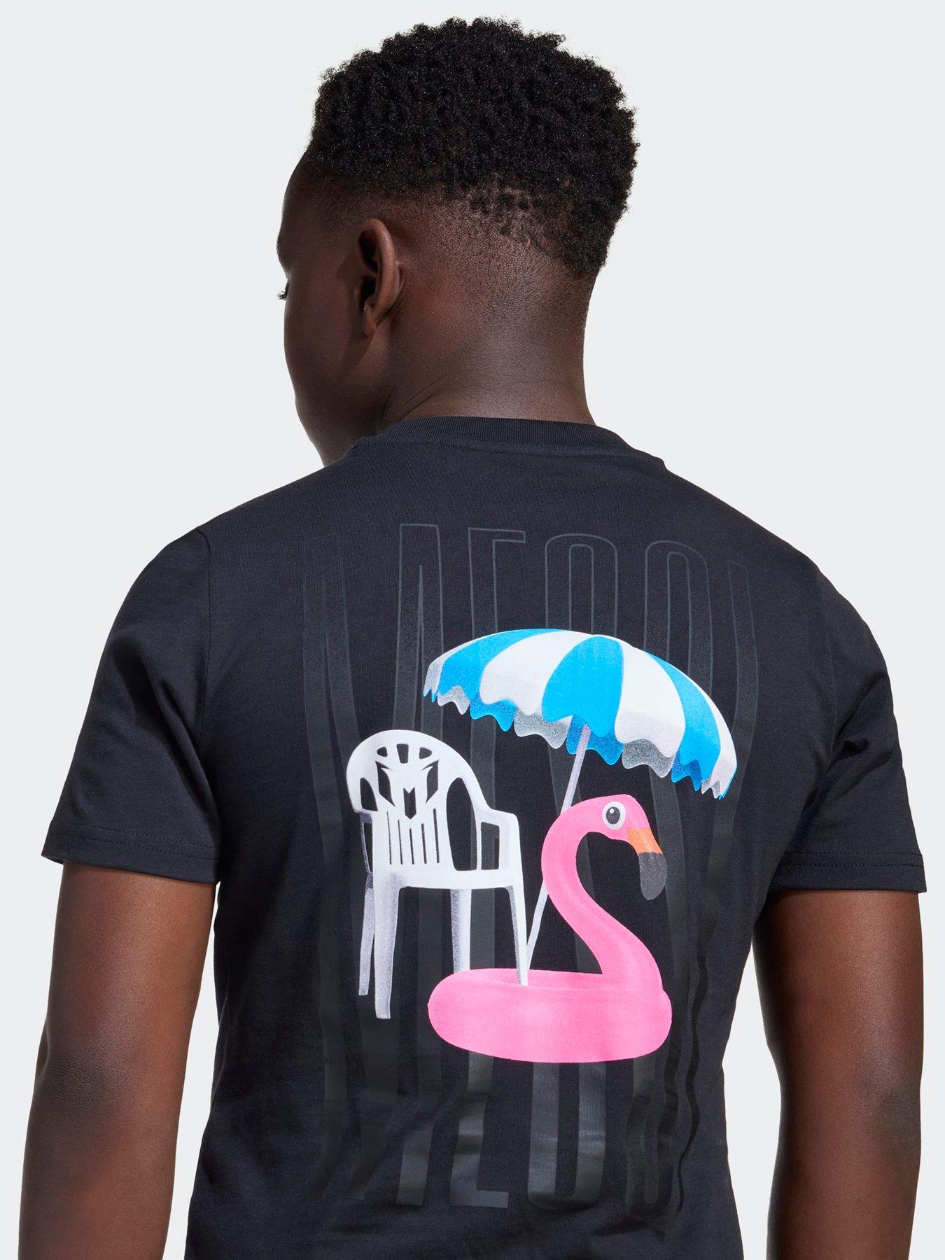 Image 5 of 5 of adidas Junior Messi T-Shirt - Black